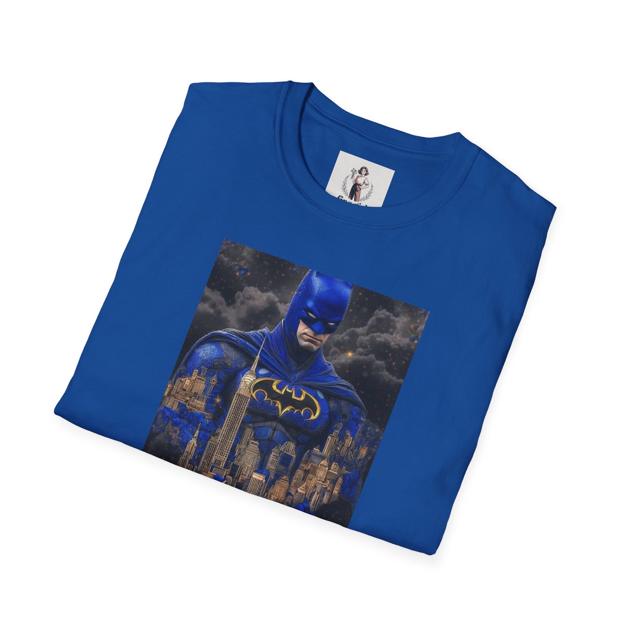Batman Marvel Unisex Softstyle T-Shirt, Comic Book Tee, Geeky Clothing, Cosplay Costume Top