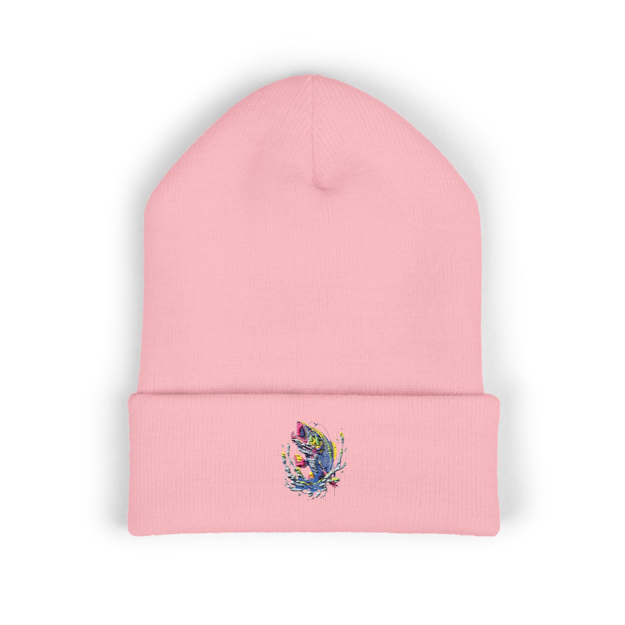 Embroidered Fishing Beanie, Fisherman Gift, Outdoor Apparel, Angler Hat, Fishing Enthusiast, Fishing Lover Gift