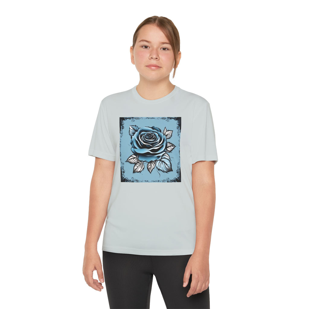 Flower Youth Tshirt, Girls Floral Tee, Kids Spring Shirt, Children's Botanical Top, Teen Blossom T-Shirt