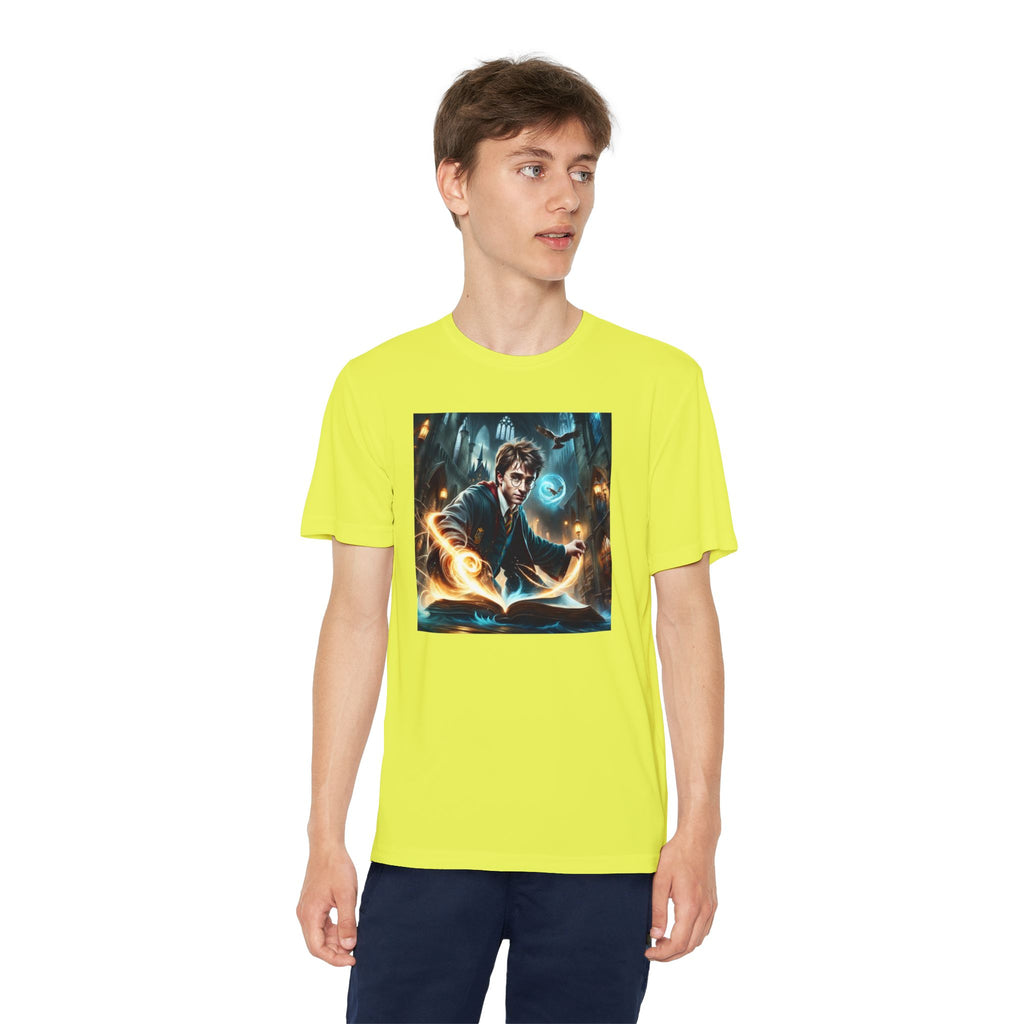 Youth Competitor Tee - Harry Potter, Wizard School Shirt, Magical Kids Top, Hogwarts Fan Gift, Sorcerer's Stone T-Shirt