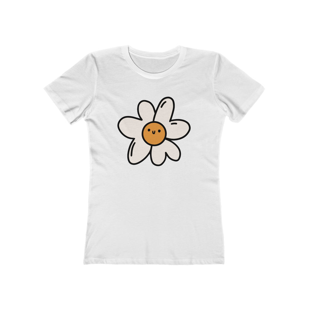 Flower Women's Tshirt, Floral Graphic Tee, Casual Top for Her, Spring Blossom Shirt, Botanical Print Blouse