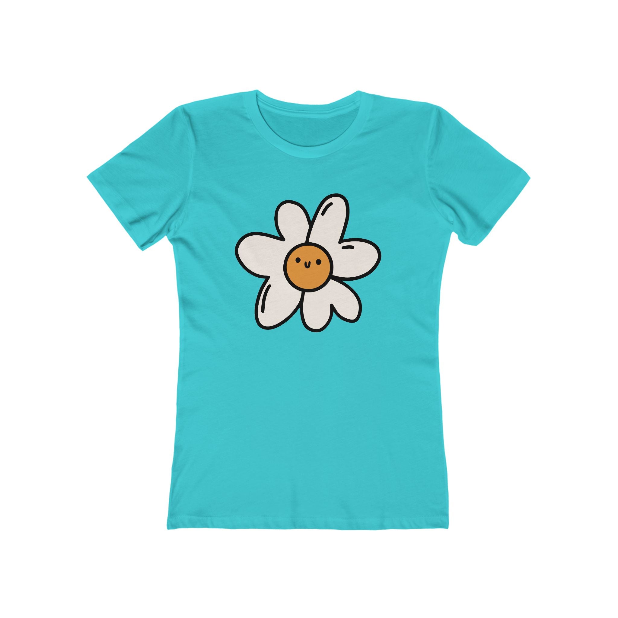Flower Women's Tshirt, Floral Graphic Tee, Casual Top for Her, Spring Blossom Shirt, Botanical Print Blouse