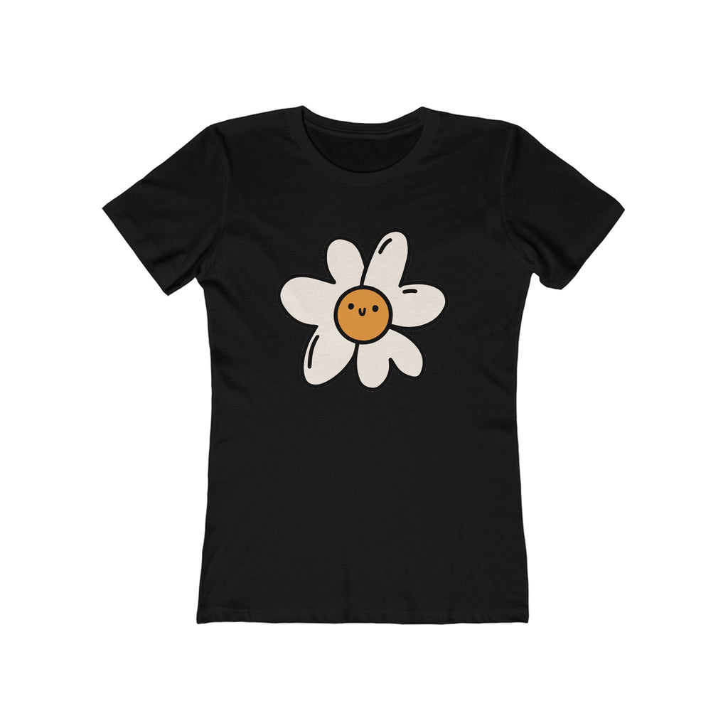 Flower Women's Tshirt, Floral Graphic Tee, Casual Top for Her, Spring Blossom Shirt, Botanical Print Blouse