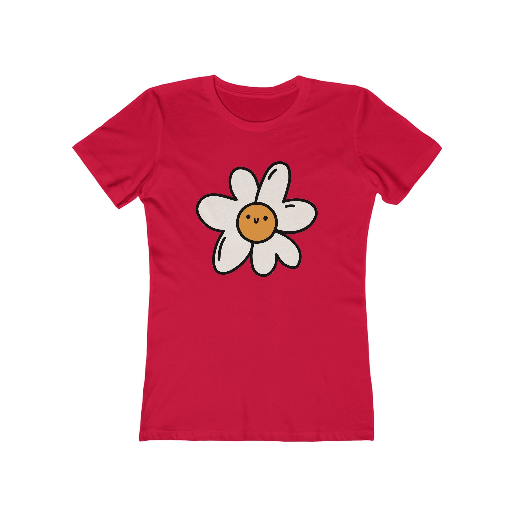 Flower Women's Tshirt, Floral Graphic Tee, Casual Top for Her, Spring Blossom Shirt, Botanical Print Blouse