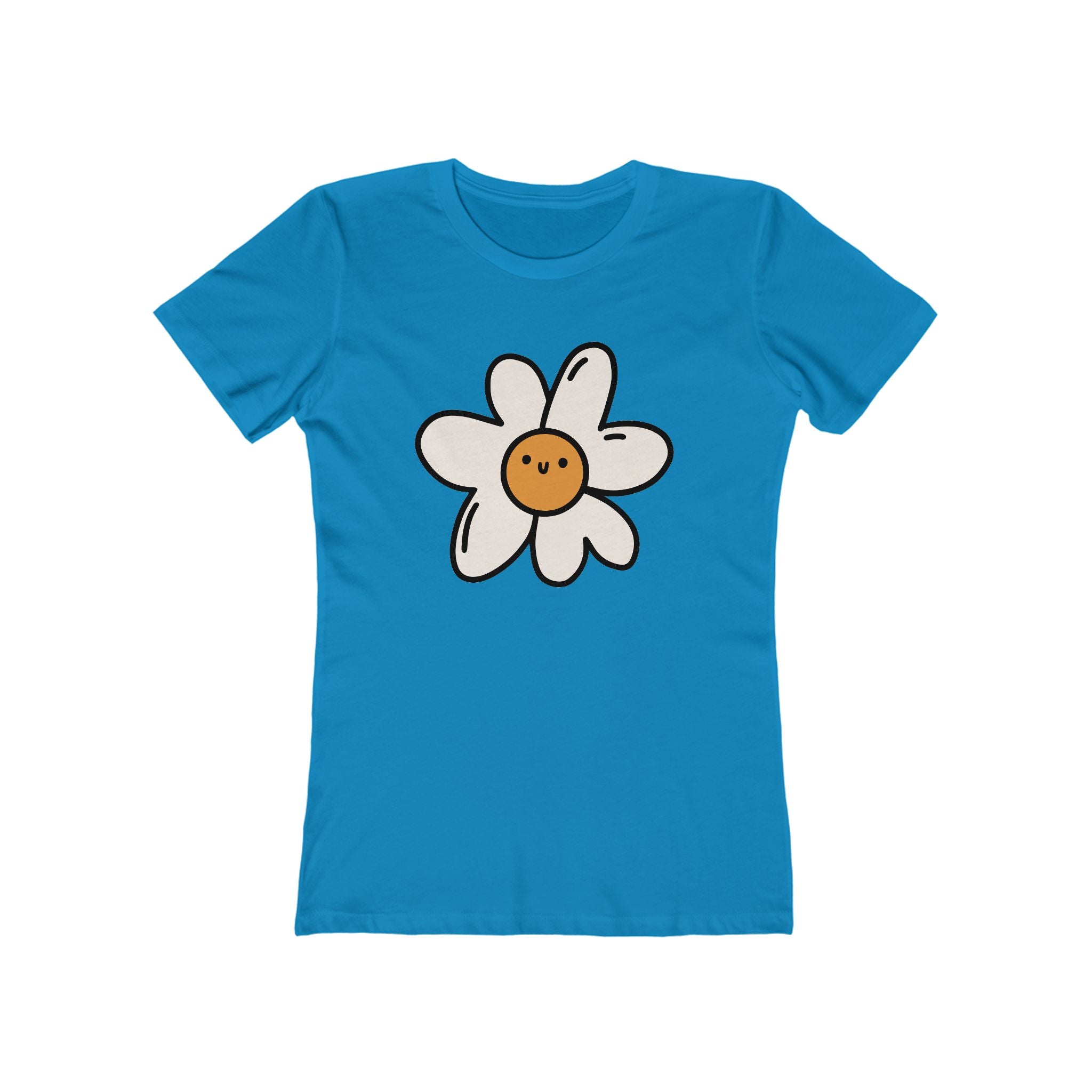 Flower Women's Tshirt, Floral Graphic Tee, Casual Top for Her, Spring Blossom Shirt, Botanical Print Blouse