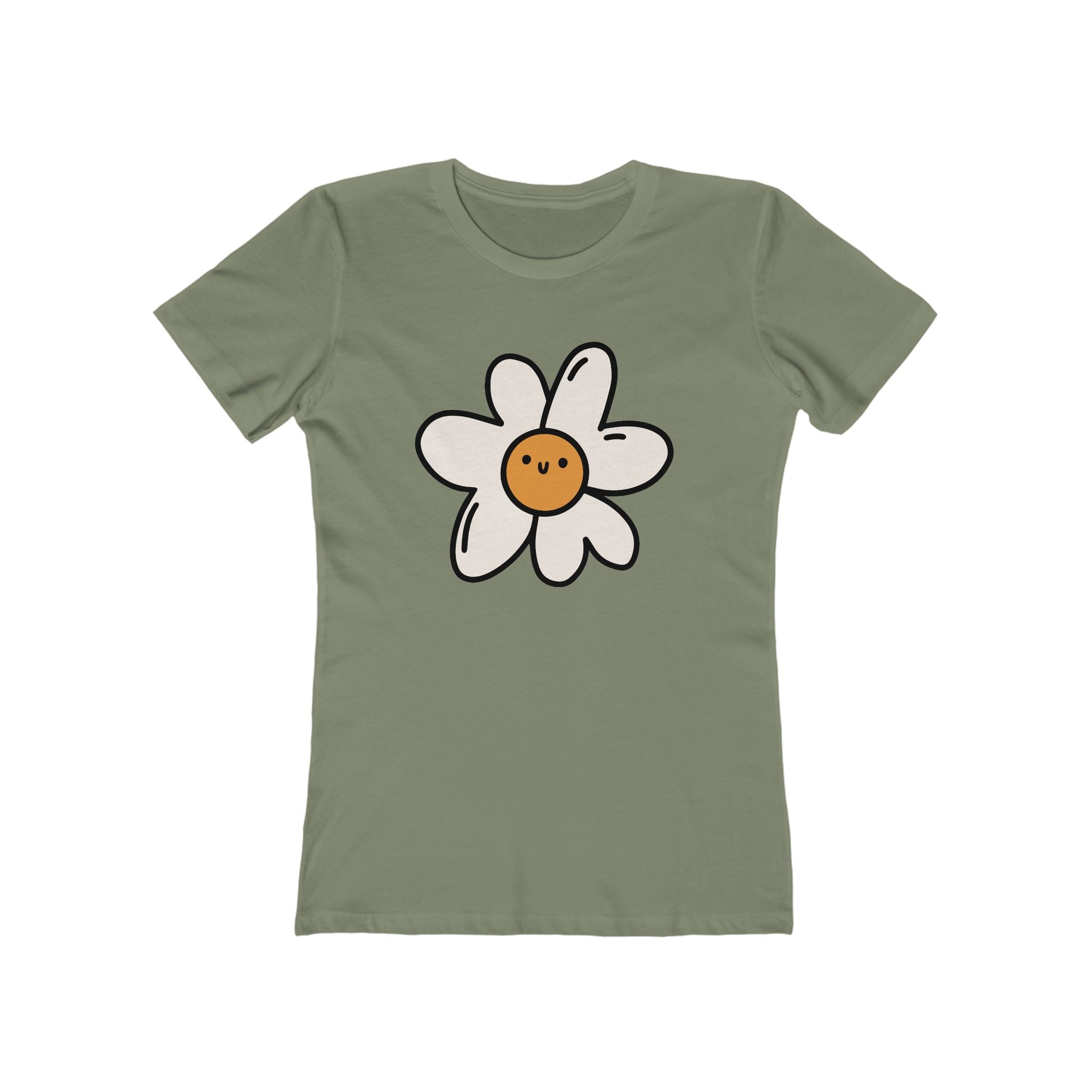 Flower Women's Tshirt, Floral Graphic Tee, Casual Top for Her, Spring Blossom Shirt, Botanical Print Blouse