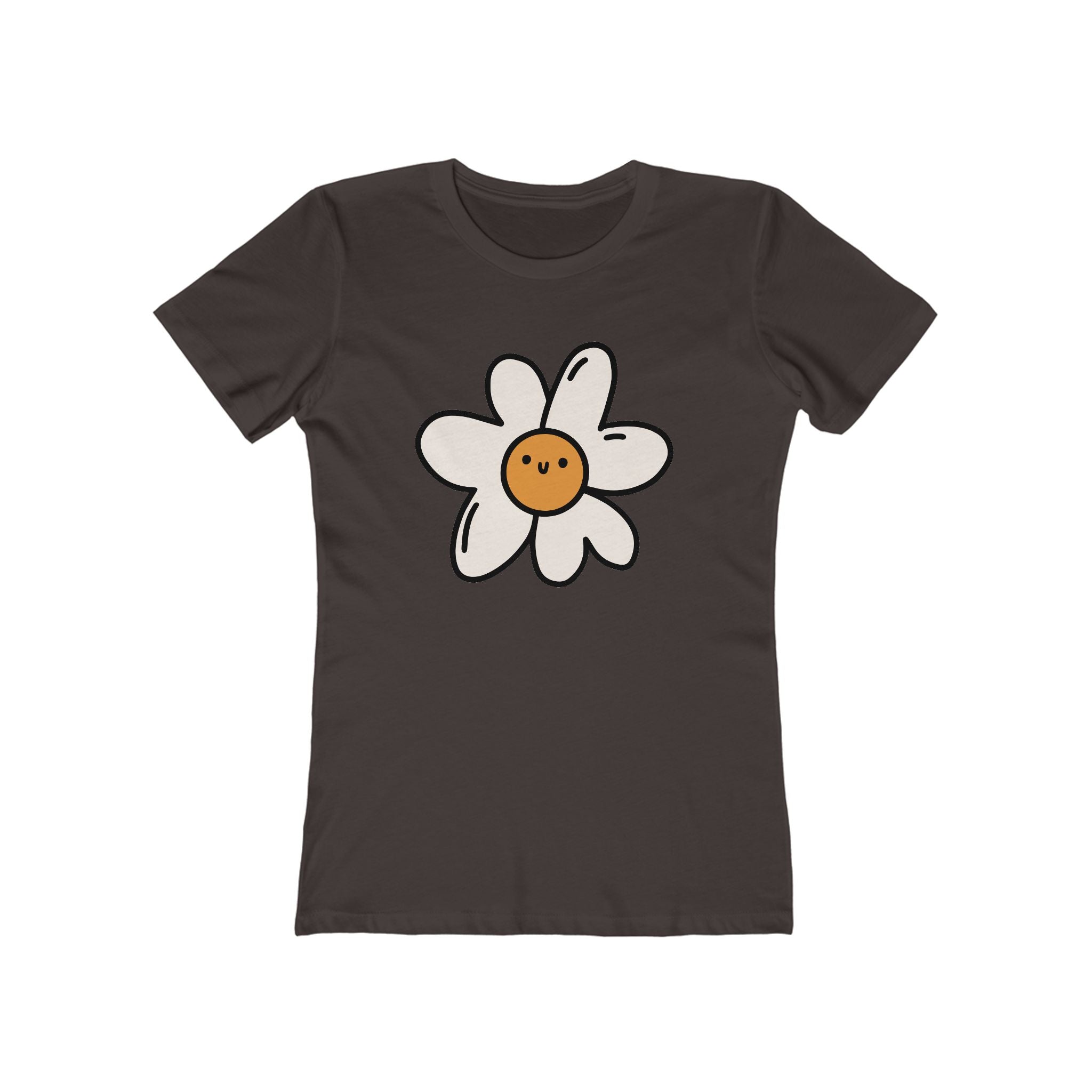 Flower Women's Tshirt, Floral Graphic Tee, Casual Top for Her, Spring Blossom Shirt, Botanical Print Blouse