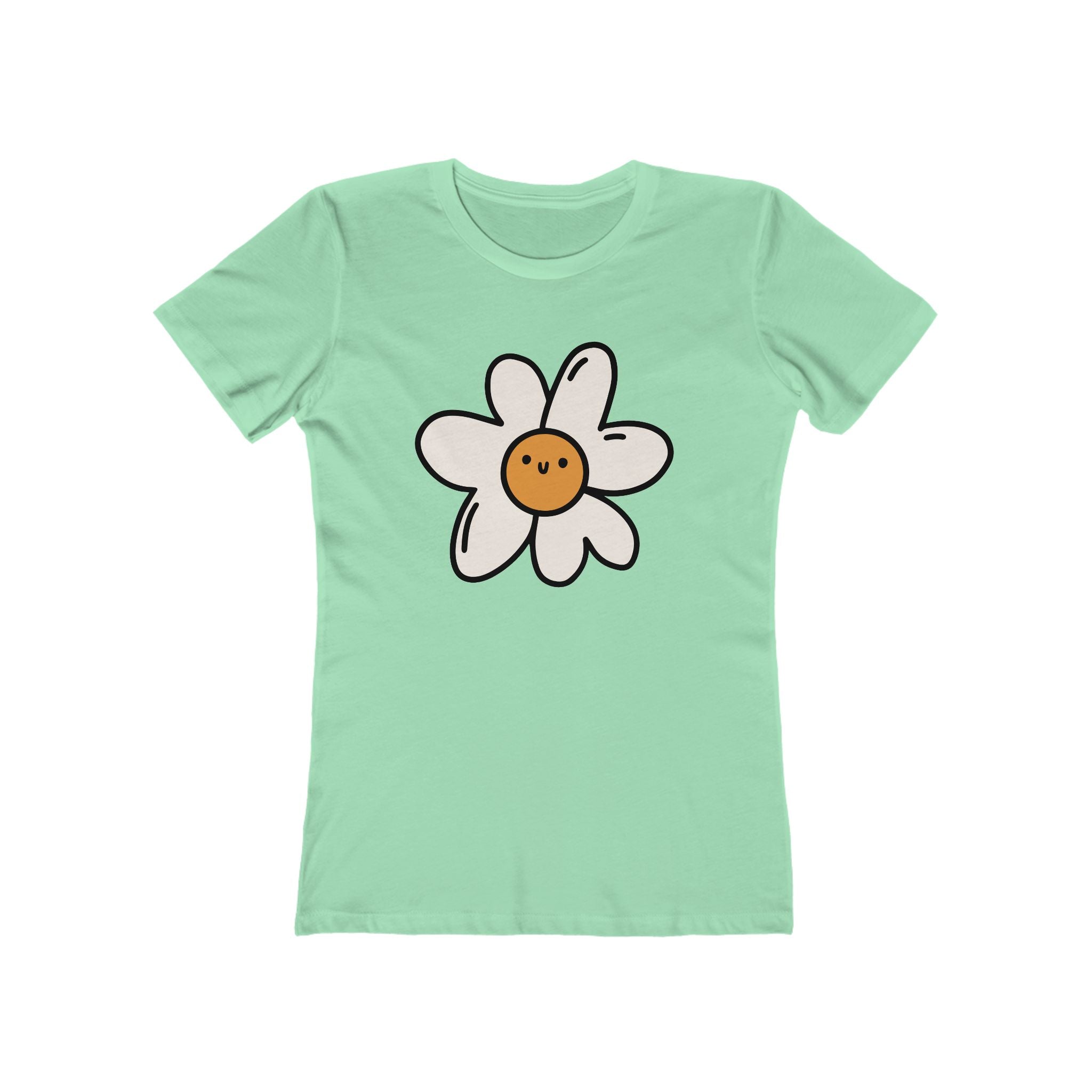 Flower Women's Tshirt, Floral Graphic Tee, Casual Top for Her, Spring Blossom Shirt, Botanical Print Blouse