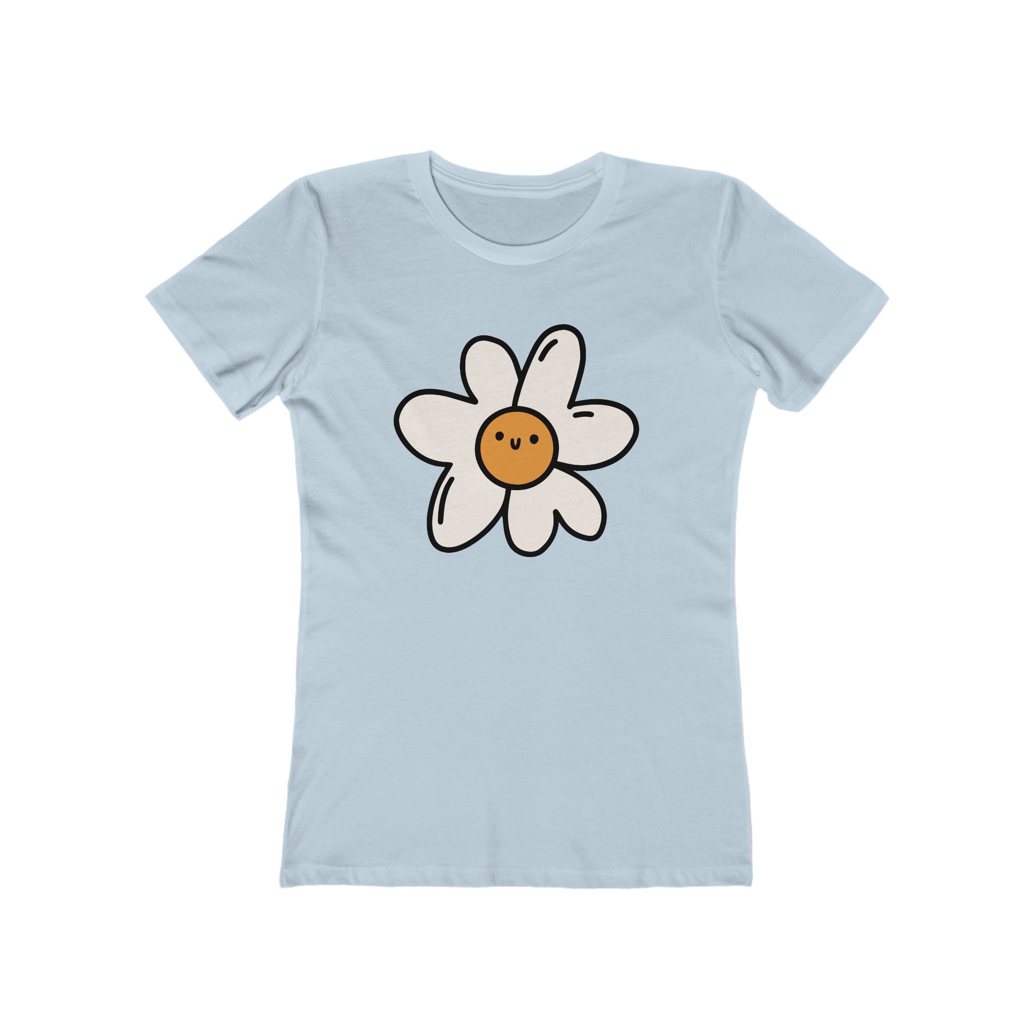 Flower Women's Tshirt, Floral Graphic Tee, Casual Top for Her, Spring Blossom Shirt, Botanical Print Blouse