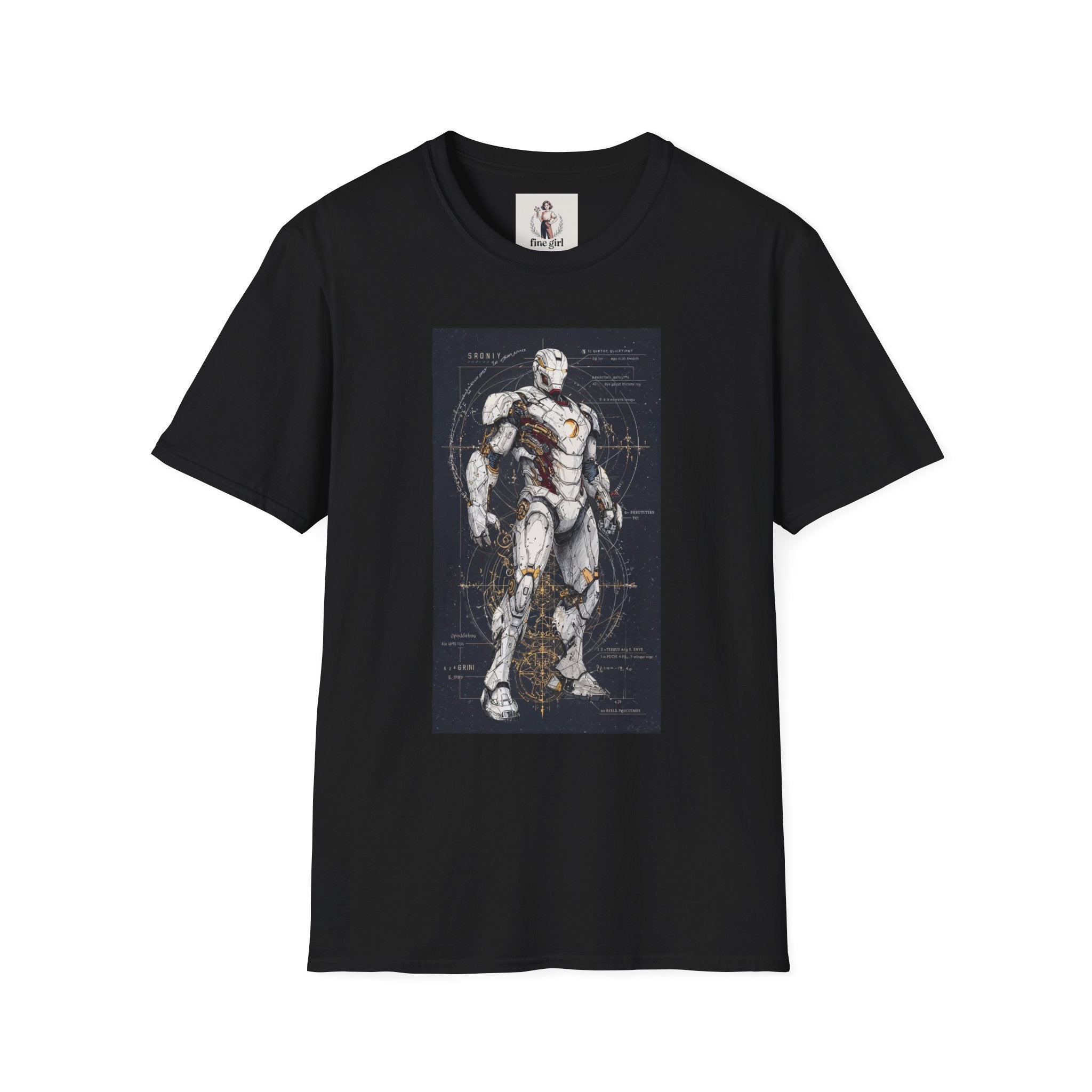 Ironman Superhero Marvel Unisex Softstyle T-Shirt, Comic Book Tee, Geeky Clothing, Cosplay Costume Top
