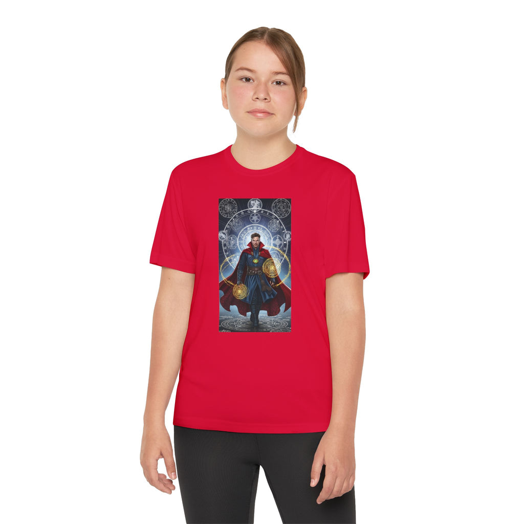 Superhero Youth T-Shirt Sports Graphic Tee, Cool Athletic Shirt for Kids, Perfect for Sports Events, Team Spirit