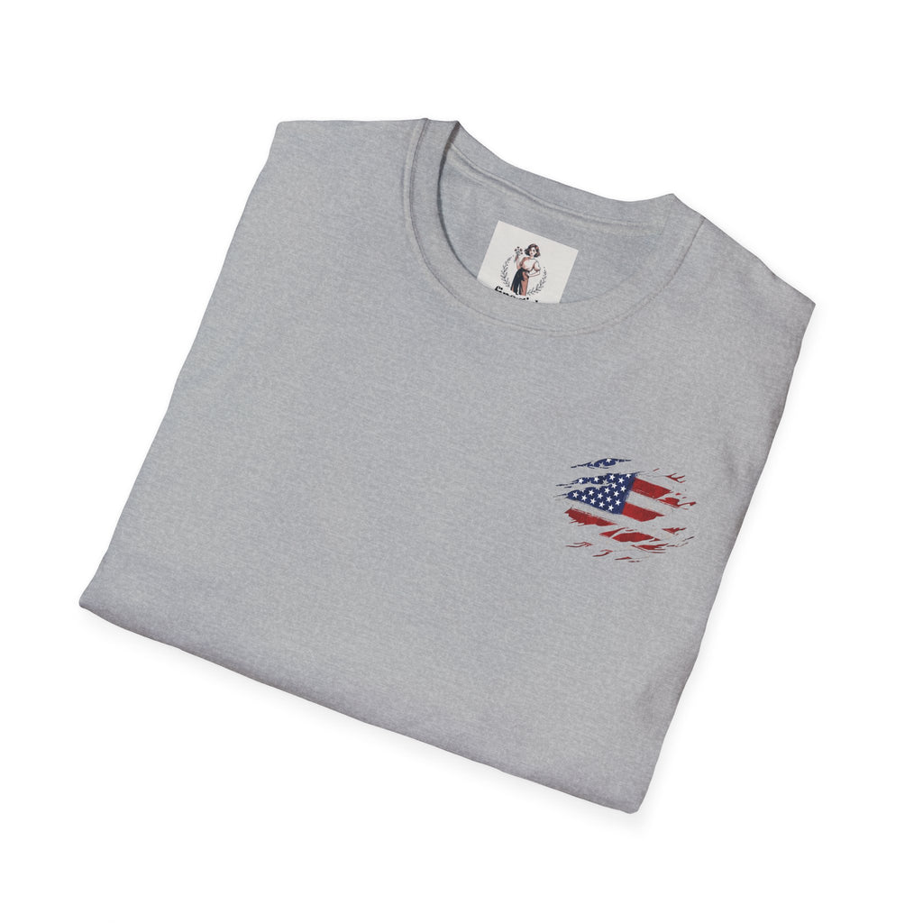 Paramedic Patriotic T-Shirt - USA Flag Tee, Fourth of July Shirt, American Pride Top, Independence Day Apparel, Red White Blue