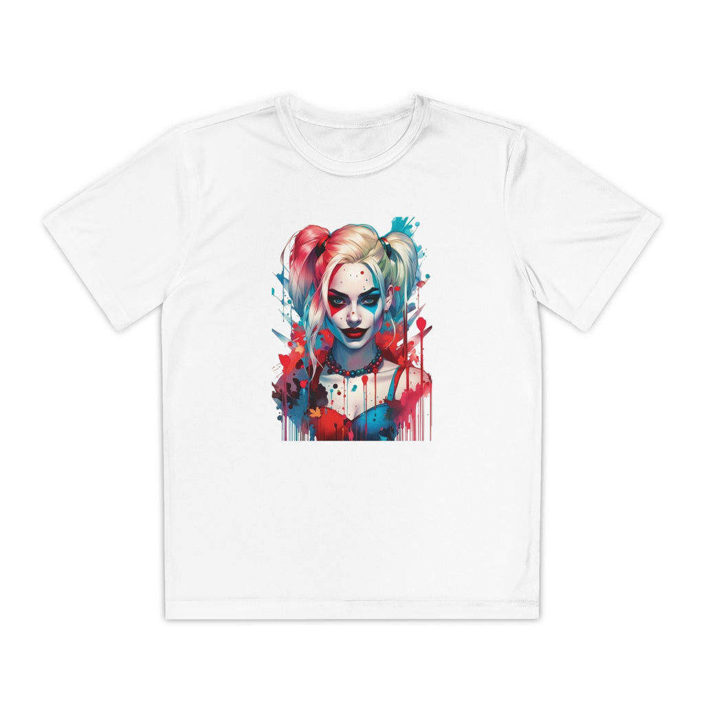 Superhero Youth T-Shirt Sports Graphic Tee, Cool Athletic Shirt for Kids