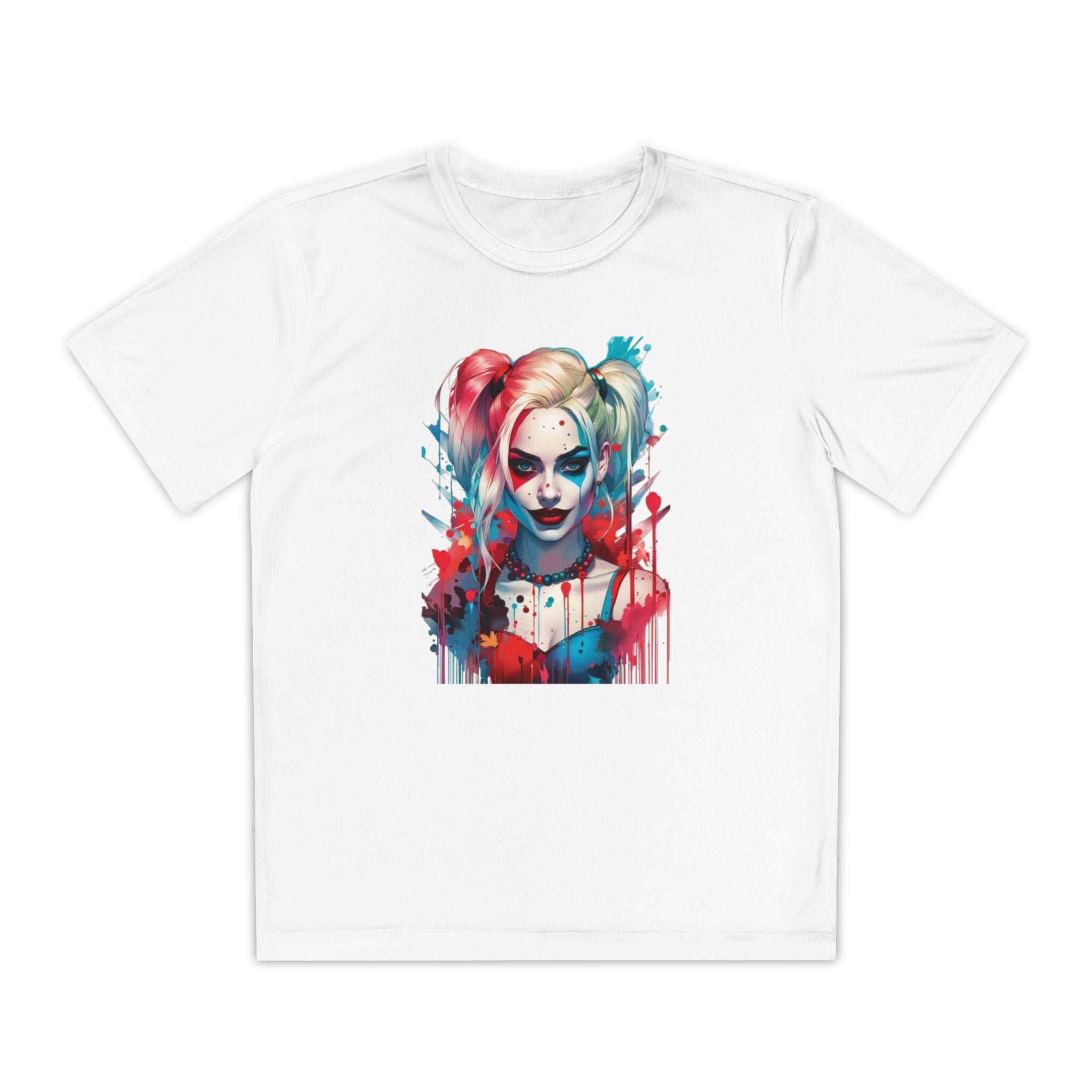Superhero Youth T-Shirt Sports Graphic Tee, Cool Athletic Shirt for Kids