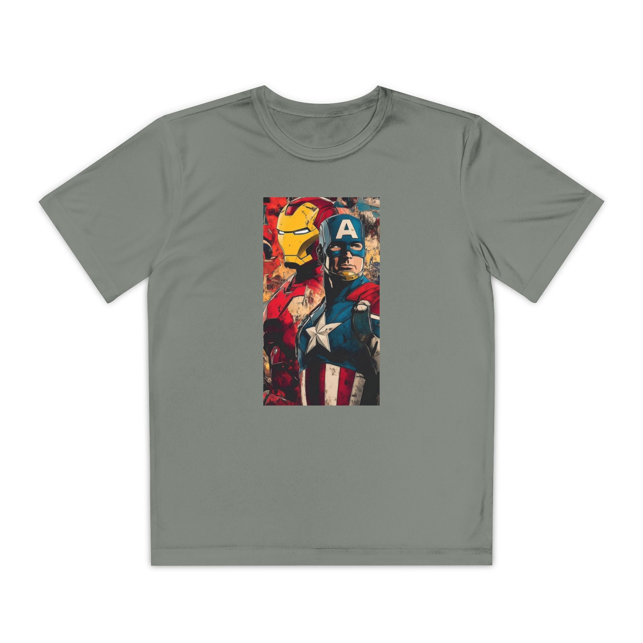 Advengers Youth T-Shirt Sports Graphic Tee, Cool Athletic Shirt for Kids, Perfect for Sports Events, Team Spirit