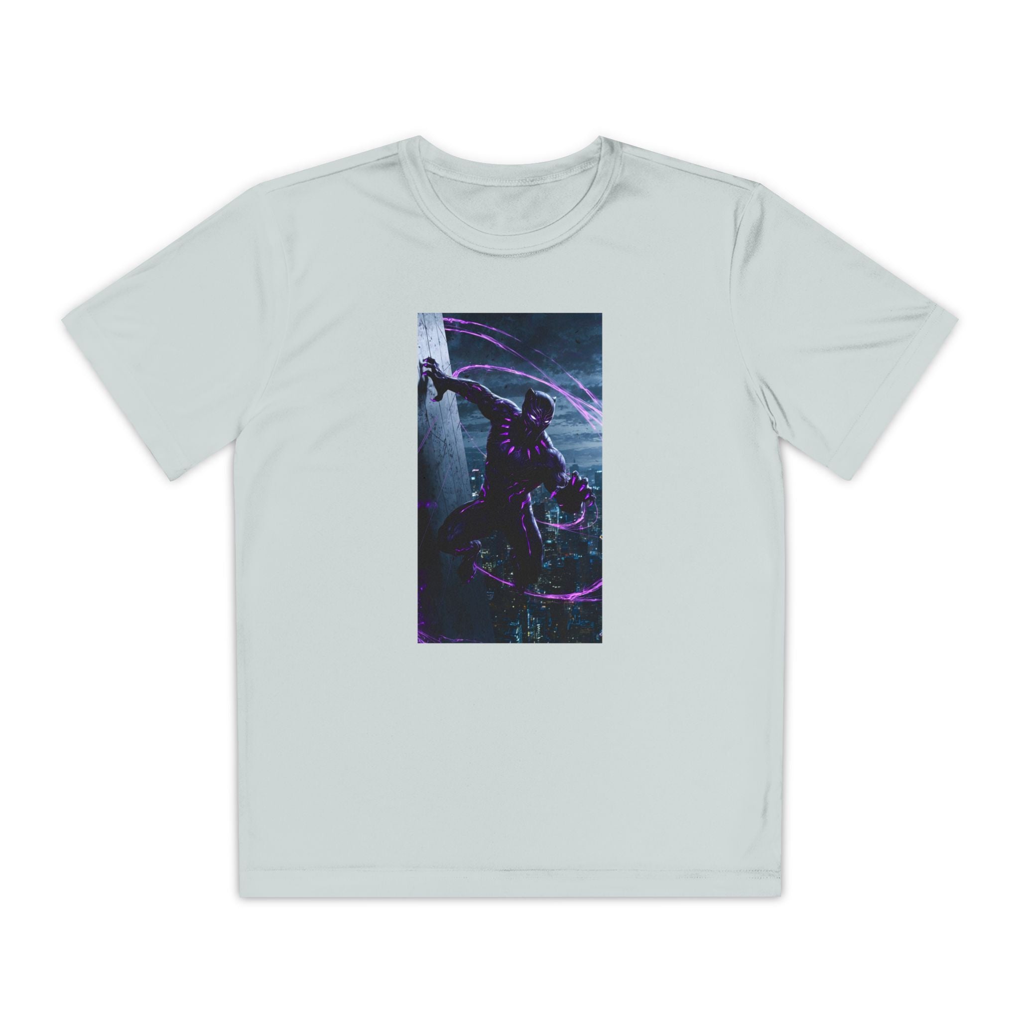The Black Panther Superhero Marvel Patriotic, Kids Graphic T-Shirt, Boys Hero Top, Girls Comic Book Clothing, Birthday