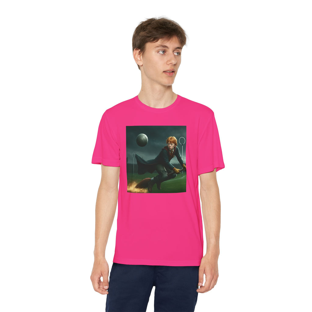 Youth Competitor Tee - Harry Potter, Wizard School Shirt, Magical Kids Top, Hogwarts Fan Gift, Sorcerer's Stone T-Shirt