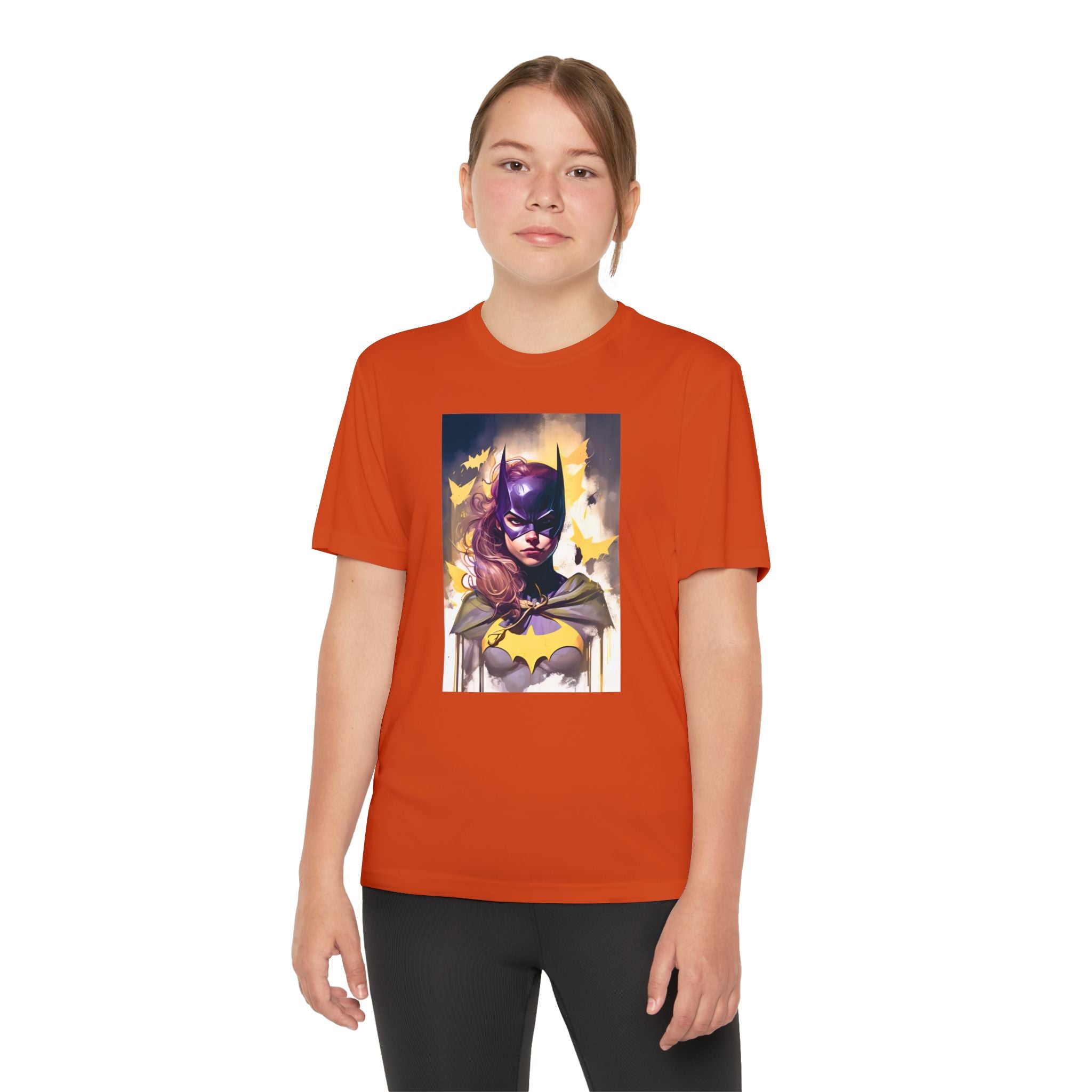 Superhero Youth T-Shirt Sports Graphic Tee, Cool Athletic Shirt for Kids