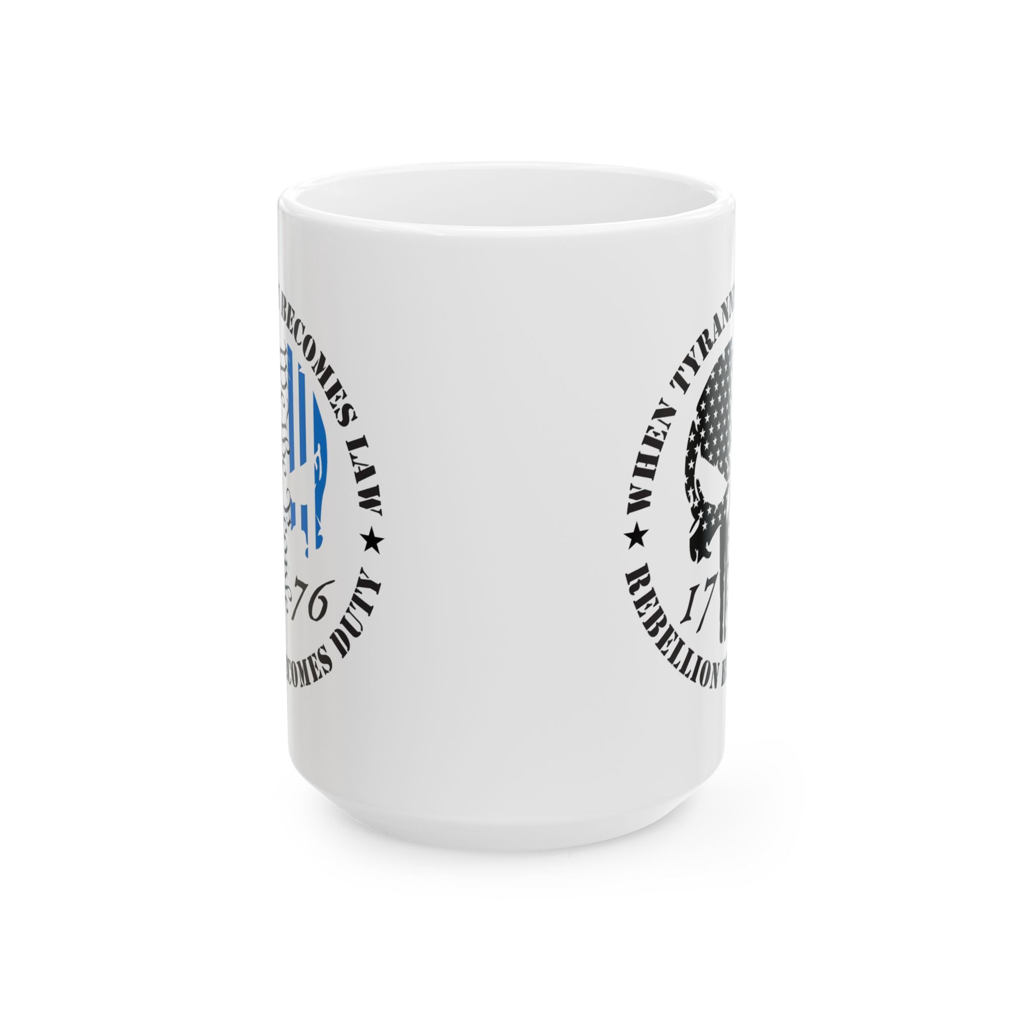 Thin Blue Line Patriotic Mug