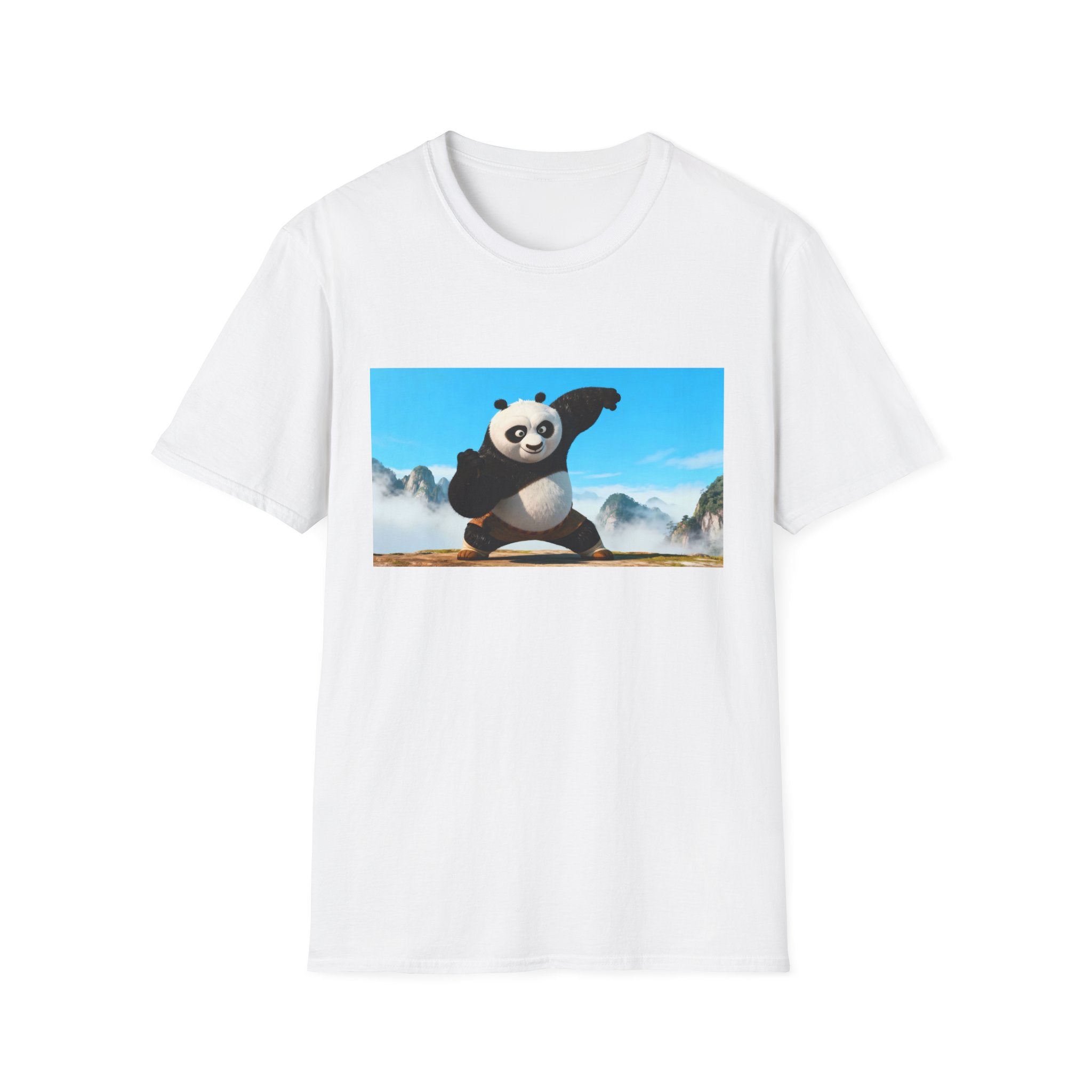 Kung Fu Panda Unisex Softstyle T-Shirt, DreamWorks Animation Youth Competitor Tee, Graphic Tee, Movie Fan Gift, Cult Classic Shirt, Comfy