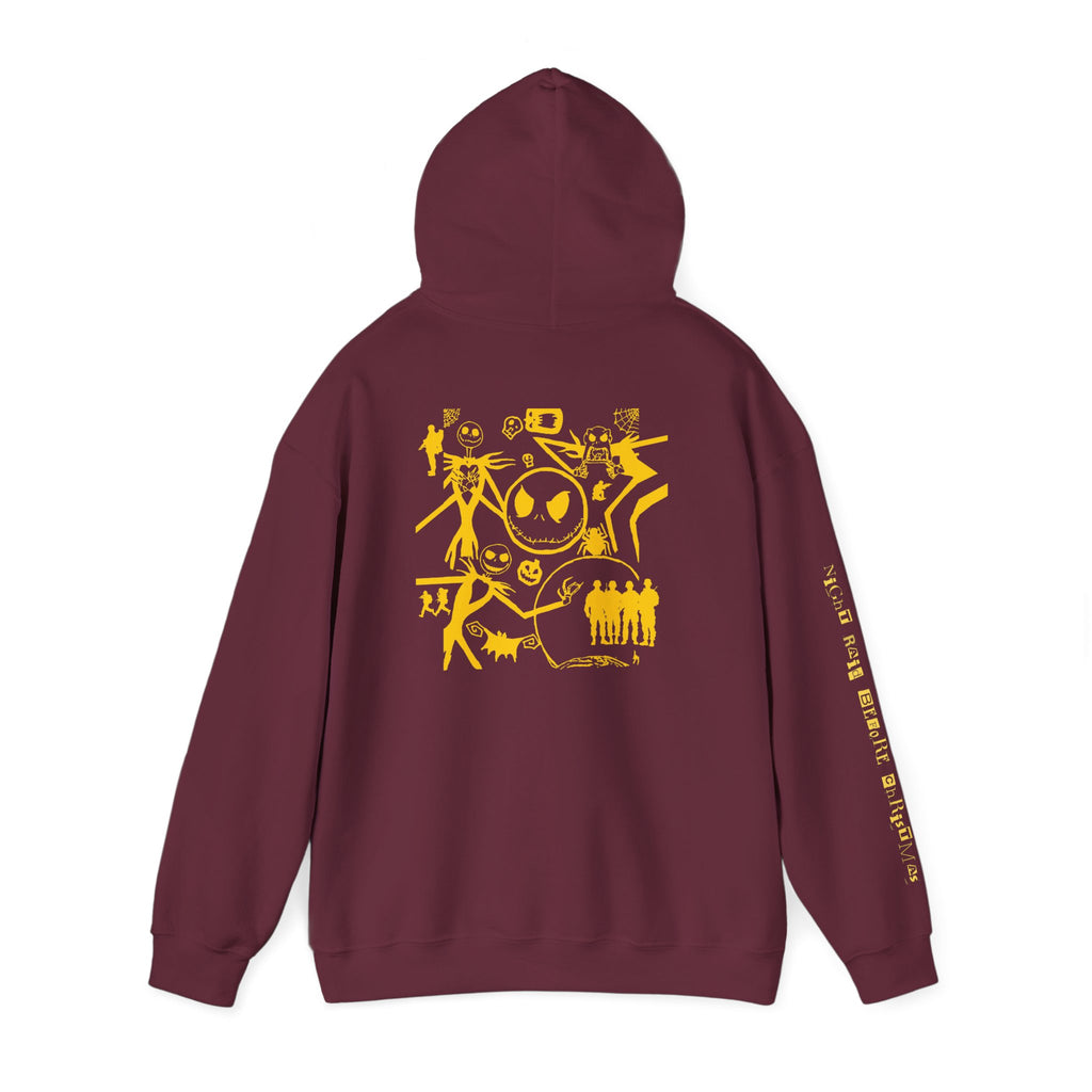 Night Raid Before Christmas Patriotic Hoodie Rebel Spirit Unisex Hoodie