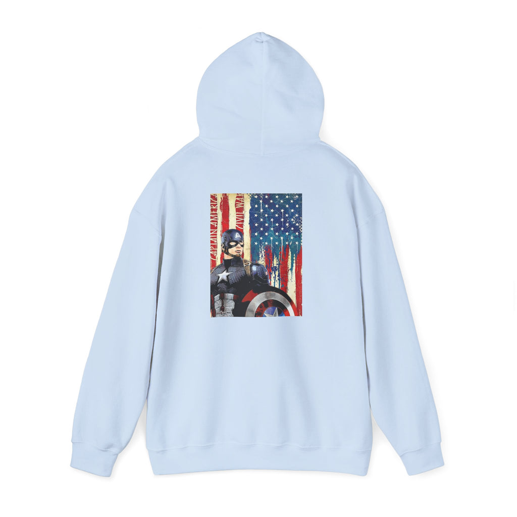 Hooded Sweatshirt - Captain America Design