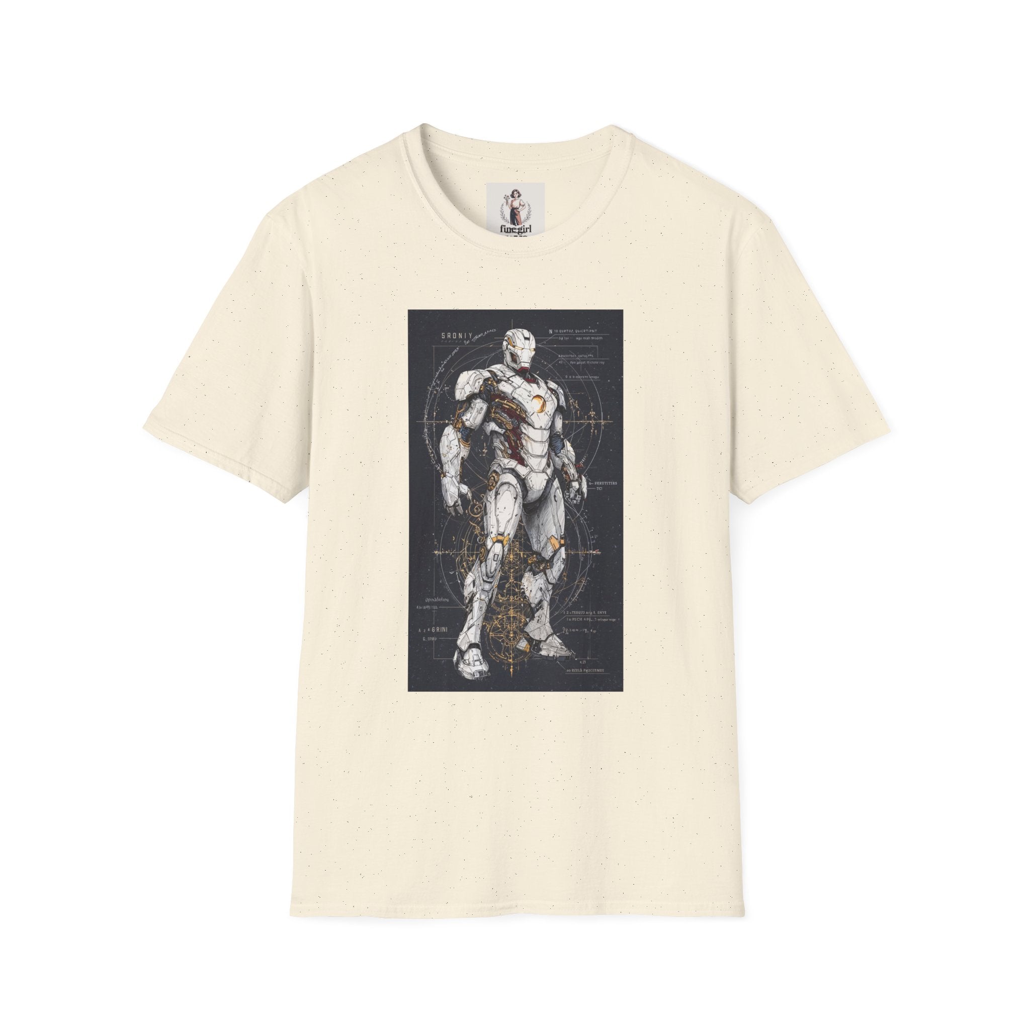 Ironman Superhero Marvel Unisex Softstyle T-Shirt, Comic Book Tee, Geeky Clothing, Cosplay Costume Top