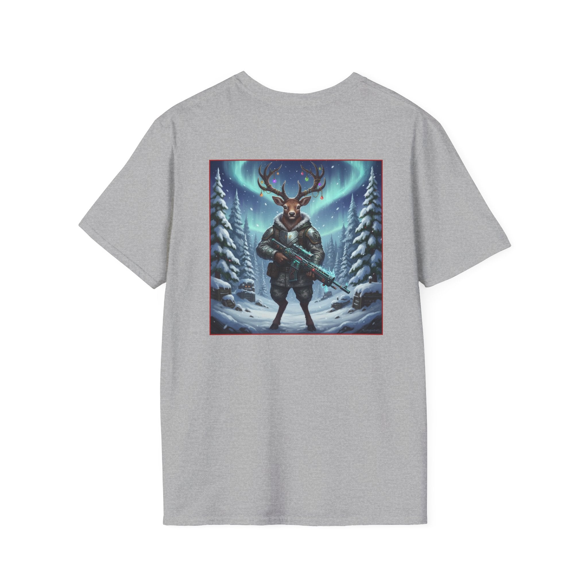 Yule Guard Patriotic Christmas Holiday ~ Unisex Softstyle T-Shirt