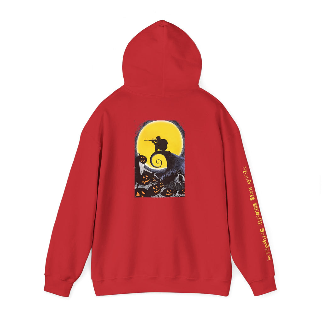 Night Raid Before Christmas Patriotic Hoodie ~ Rebel Spirit Unisex Hoodie