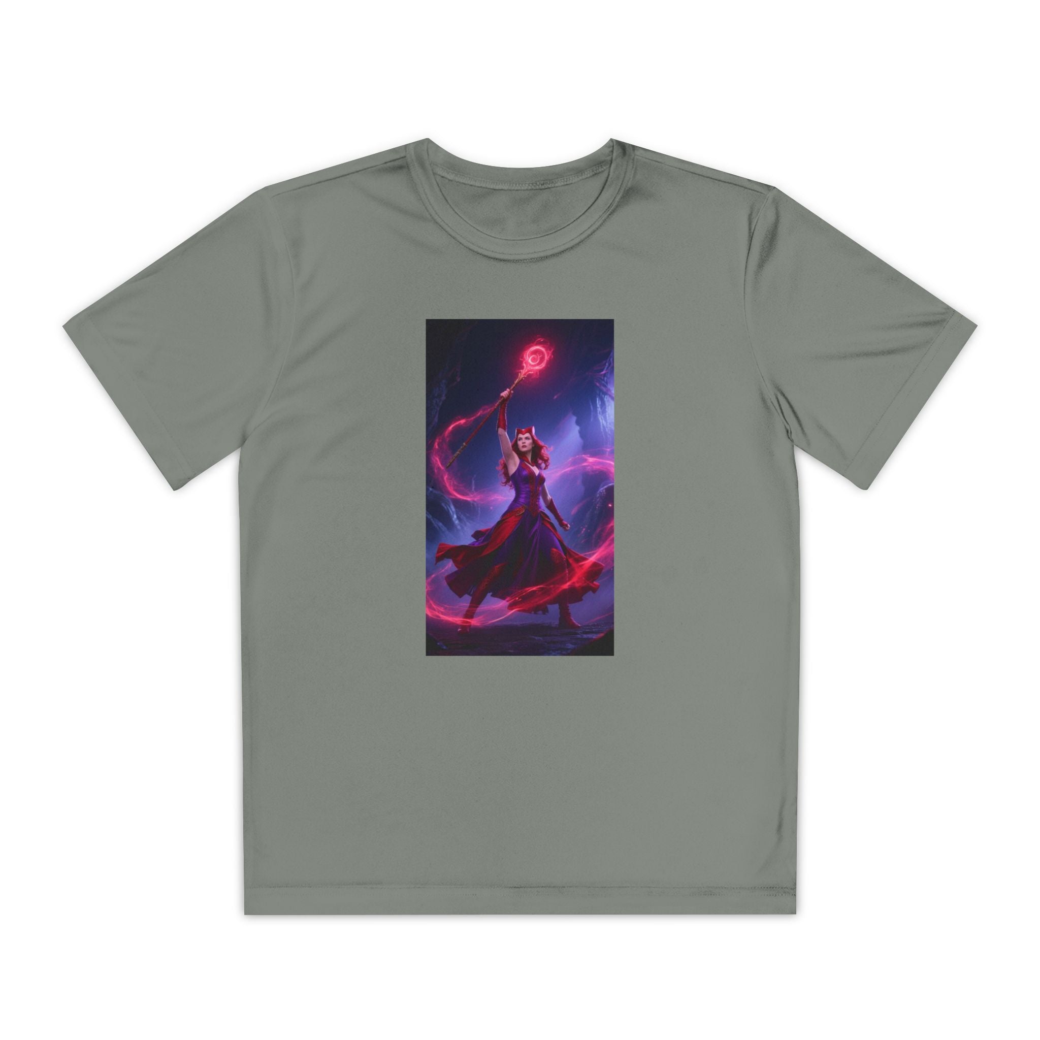 Superhero Youth T-Shirt Sports Graphic Tee, Cool Athletic Shirt for Kids