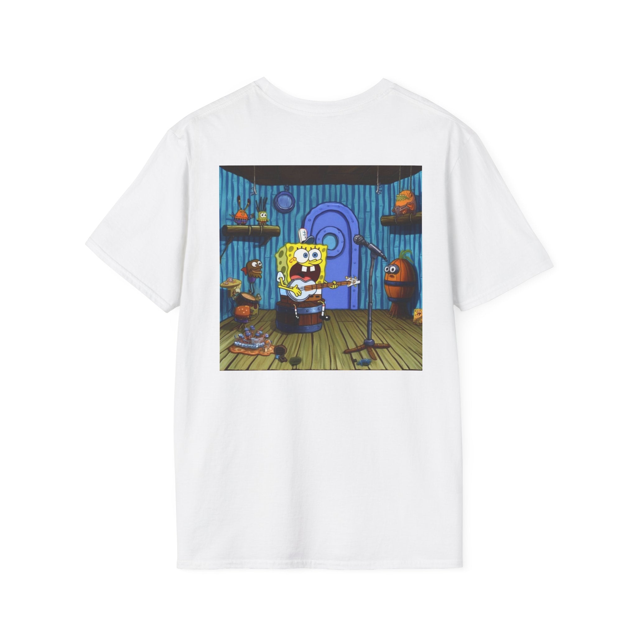 SpongeBob SquarePants Kids T-Shirt, Mr Krabs Squidward Patrick Star Youth Tee, Nickelodeon Children's TV Shirt, Unisex Softstyle