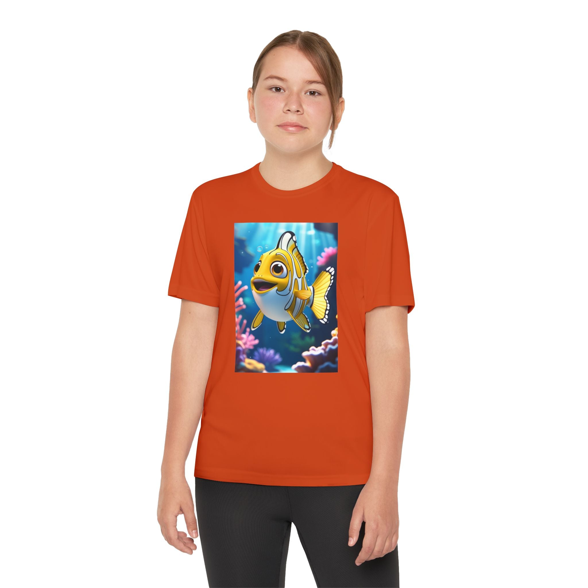 Nemo Fish Ocean Youth T-Shirt - Underwater Kids Tee, Finding Nemo Shirt, Beach Vacation Clothing, Ocean Lover Gift, Fish Theme Top