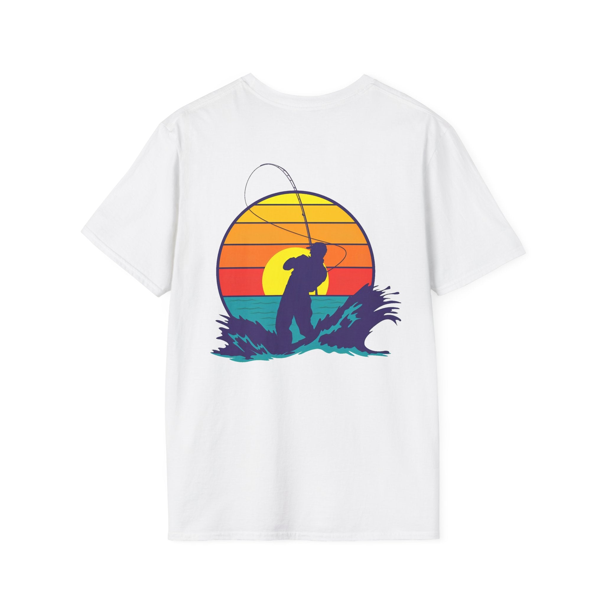 Patriotic Fishing t-shirt, American Flag Tee, 4th of July Shirt, USA Independence Day Top, Patriotic Graphic Tee, Unisex Patriotic