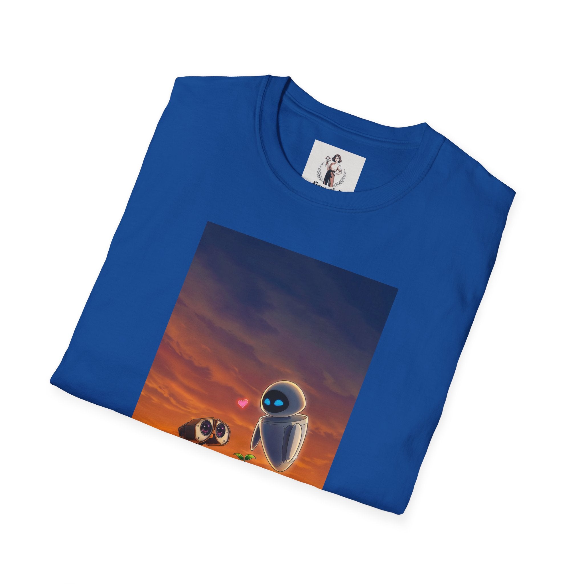 Wall-E Pixar Animation Unisex T-Shirt, Walt Disney Tee, Movie Lover Gift, Graphic Novelty Shirt, Cartoon Character Apparel