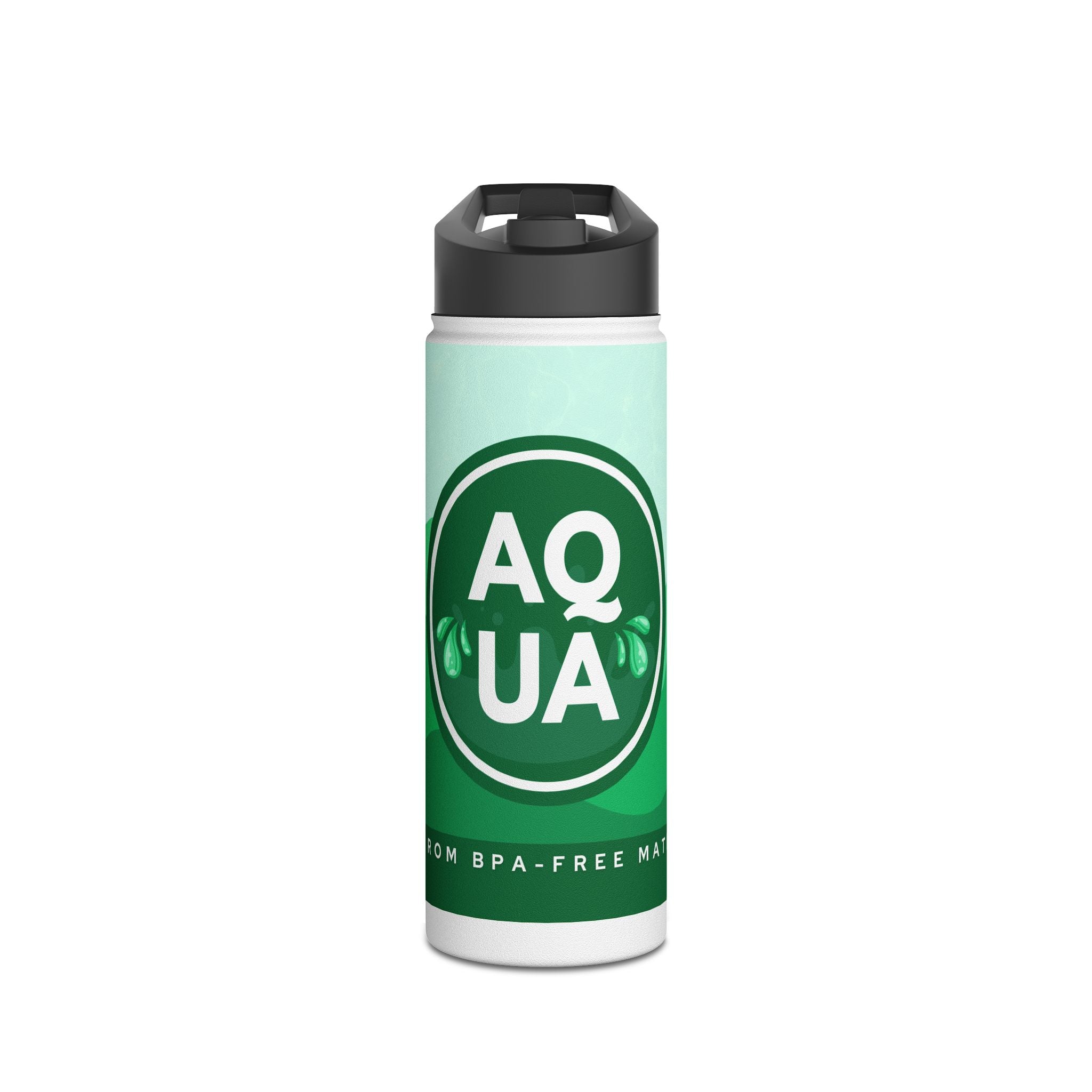Aqua Stainless Steel Water Bottle, Eco-Friendly Hydration for Travel, Sports, Yoga, Gifts, Outdoor Adventures