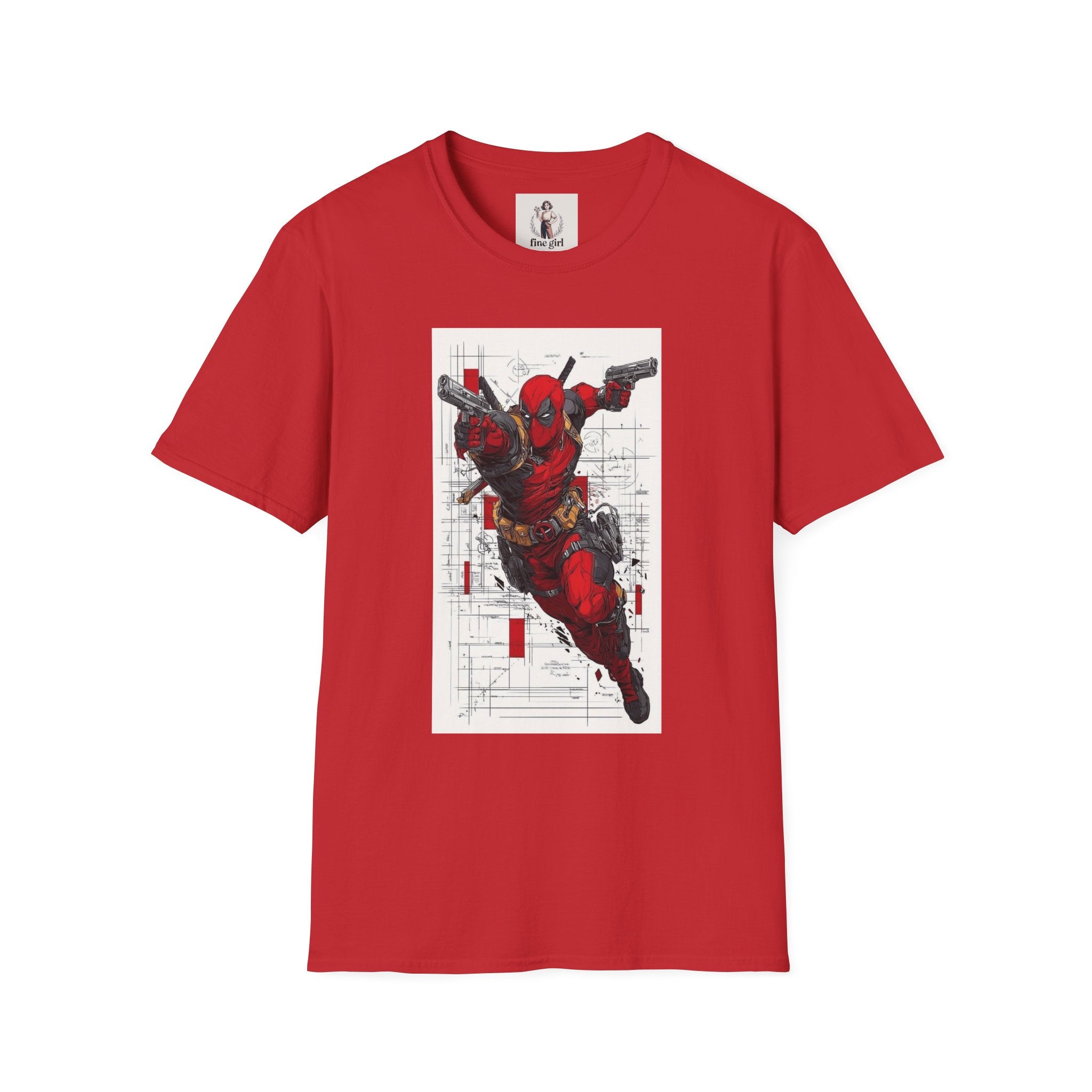 Deadpool Hero Unisex Softstyle T-Shirt
