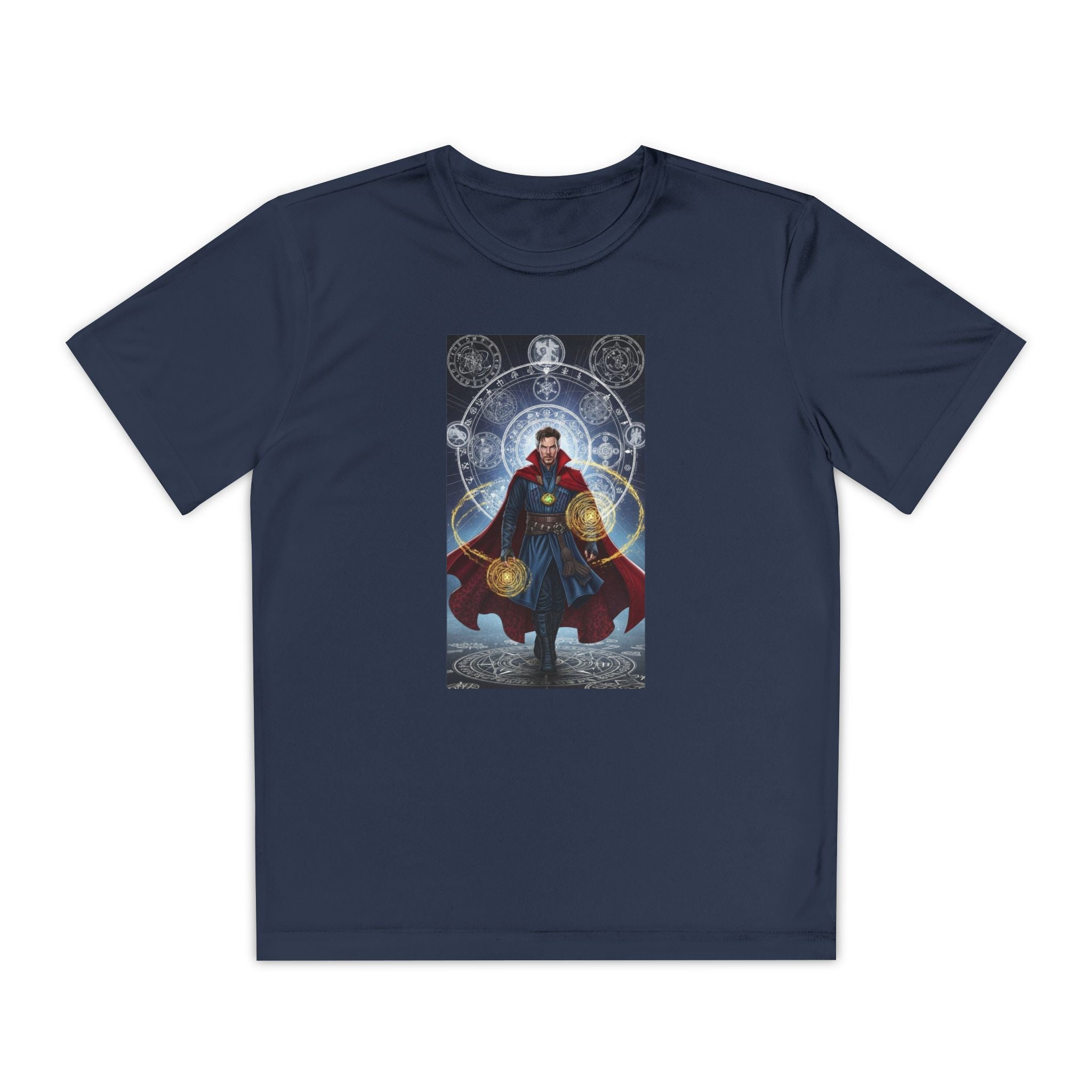 Superhero Youth T-Shirt Sports Graphic Tee, Cool Athletic Shirt for Kids, Perfect for Sports Events, Team Spirit