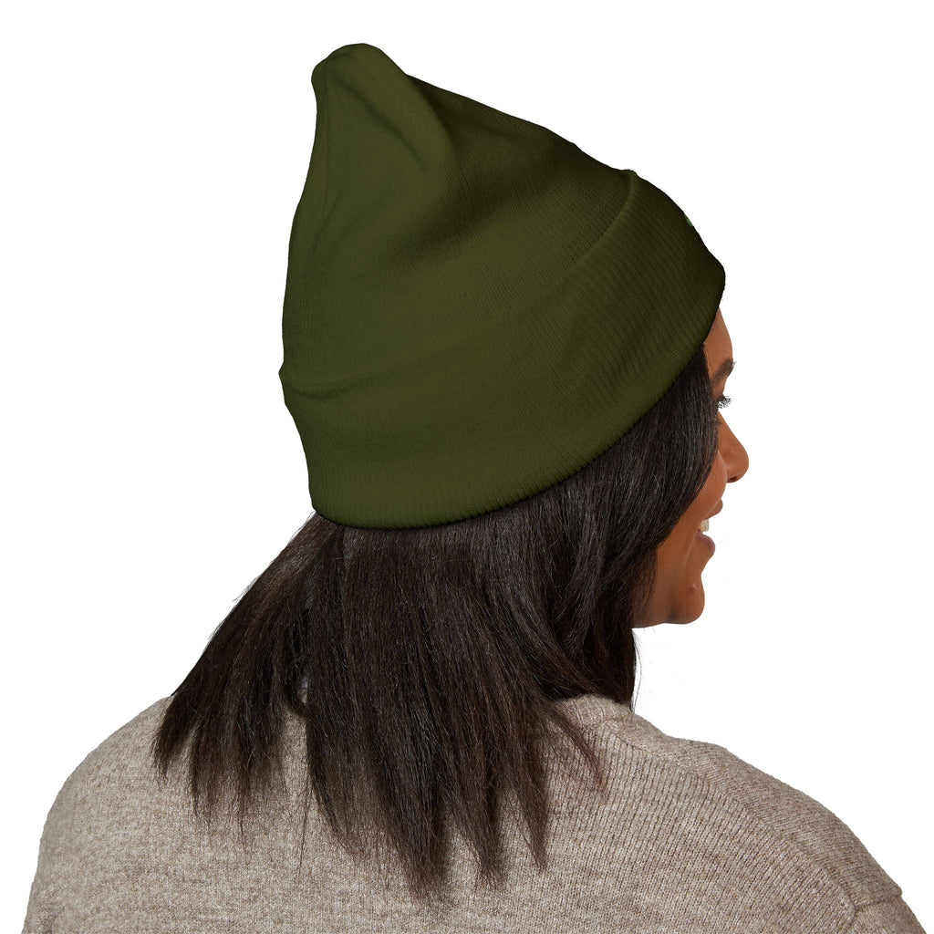 St. Patrick's Day 4-Leaf Clover Embroidered Beanie
