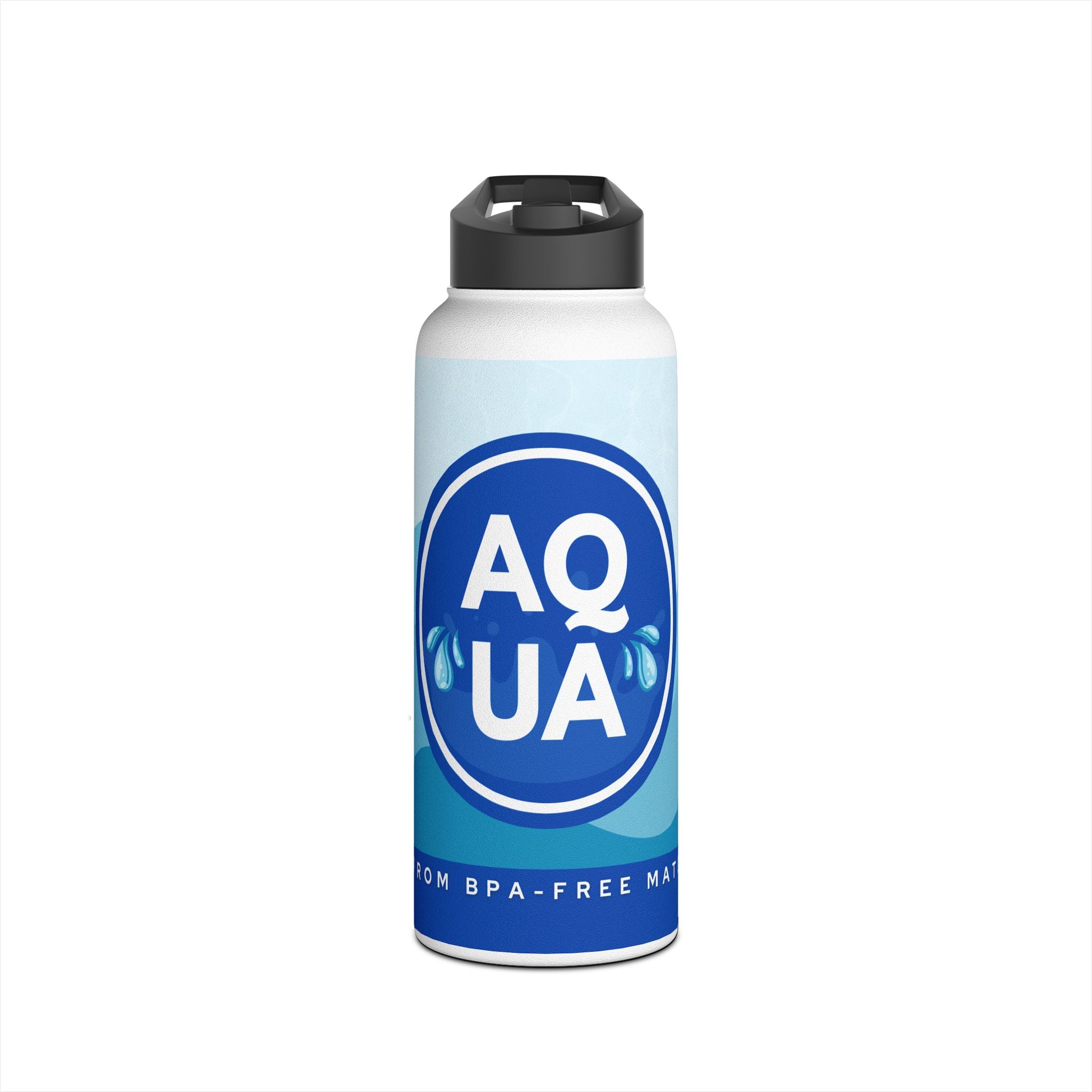 Aqua Stainless Steel Water Bottle, Eco-Friendly Hydration for Travel, Sports, Yoga, Gifts, Outdoor Adventures