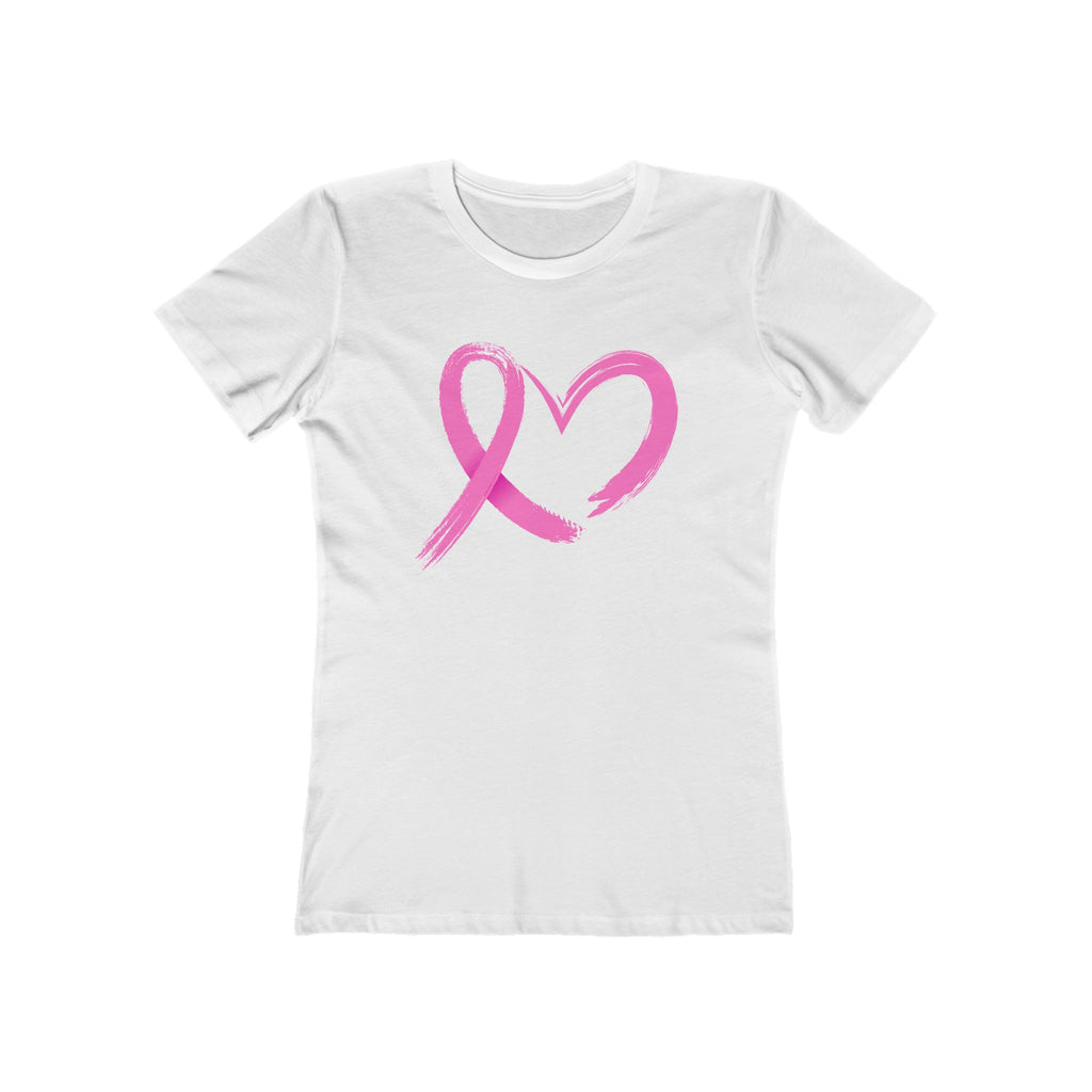 Heart Chic Women's Boyfriend Tee, Casual Outfits, Gift for Her, Weekend Wear, Trendy Style, Everyday Comfort