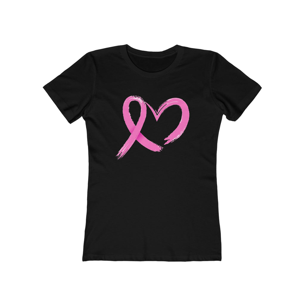 Heart Chic Women's Boyfriend Tee, Casual Outfits, Gift for Her, Weekend Wear, Trendy Style, Everyday Comfort