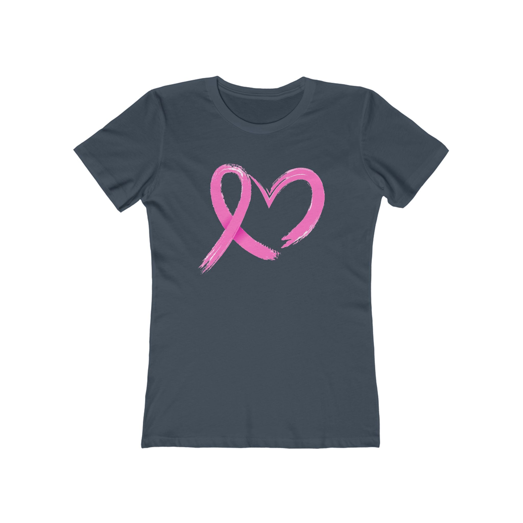 Heart Chic Women's Boyfriend Tee, Casual Outfits, Gift for Her, Weekend Wear, Trendy Style, Everyday Comfort