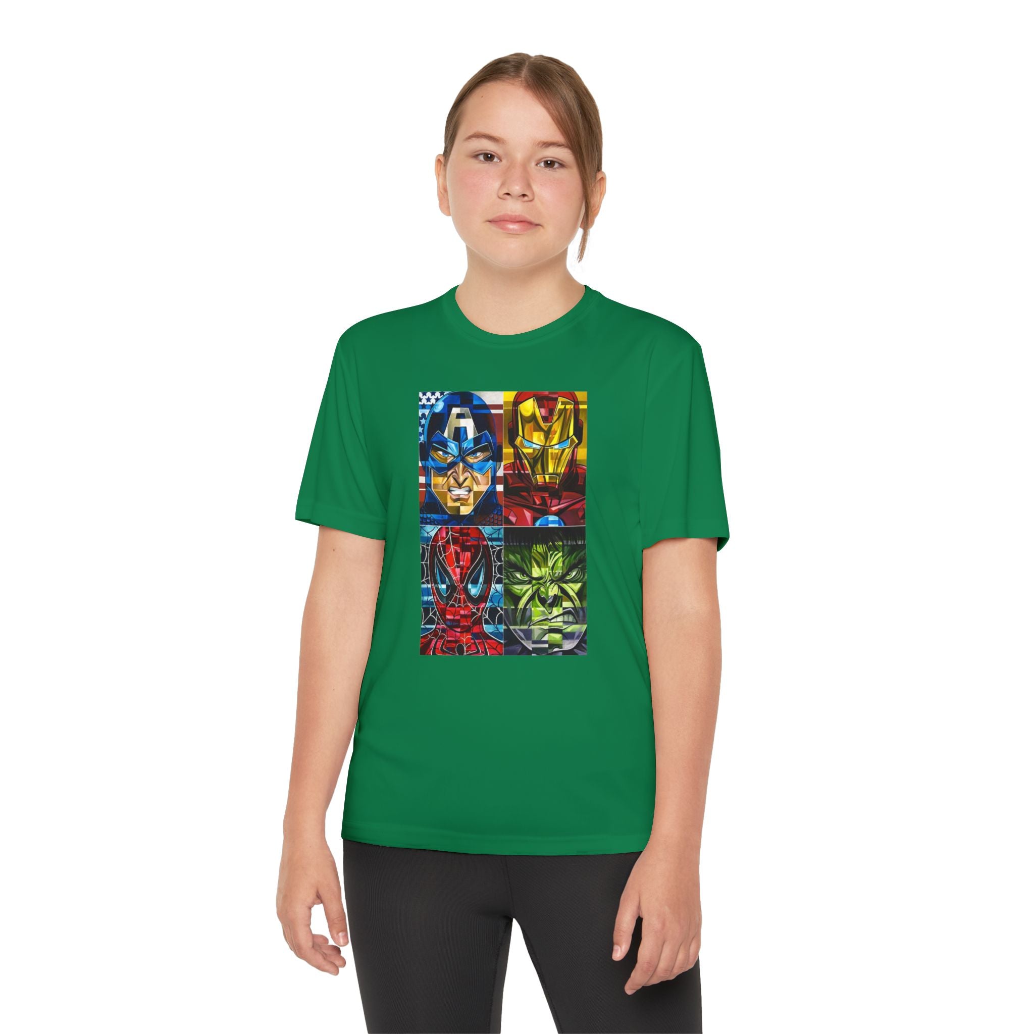 Advengers Youth T-Shirt Sports Graphic Tee, Cool Athletic Shirt for Kids, Perfect for Sports Events, Team Spirit