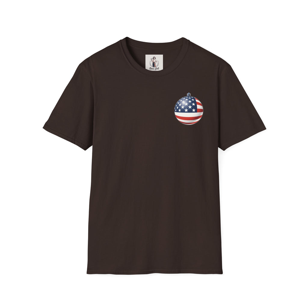 Santa Claus On A Tank Christmas ~ Unisex Softstyle T-Shirt