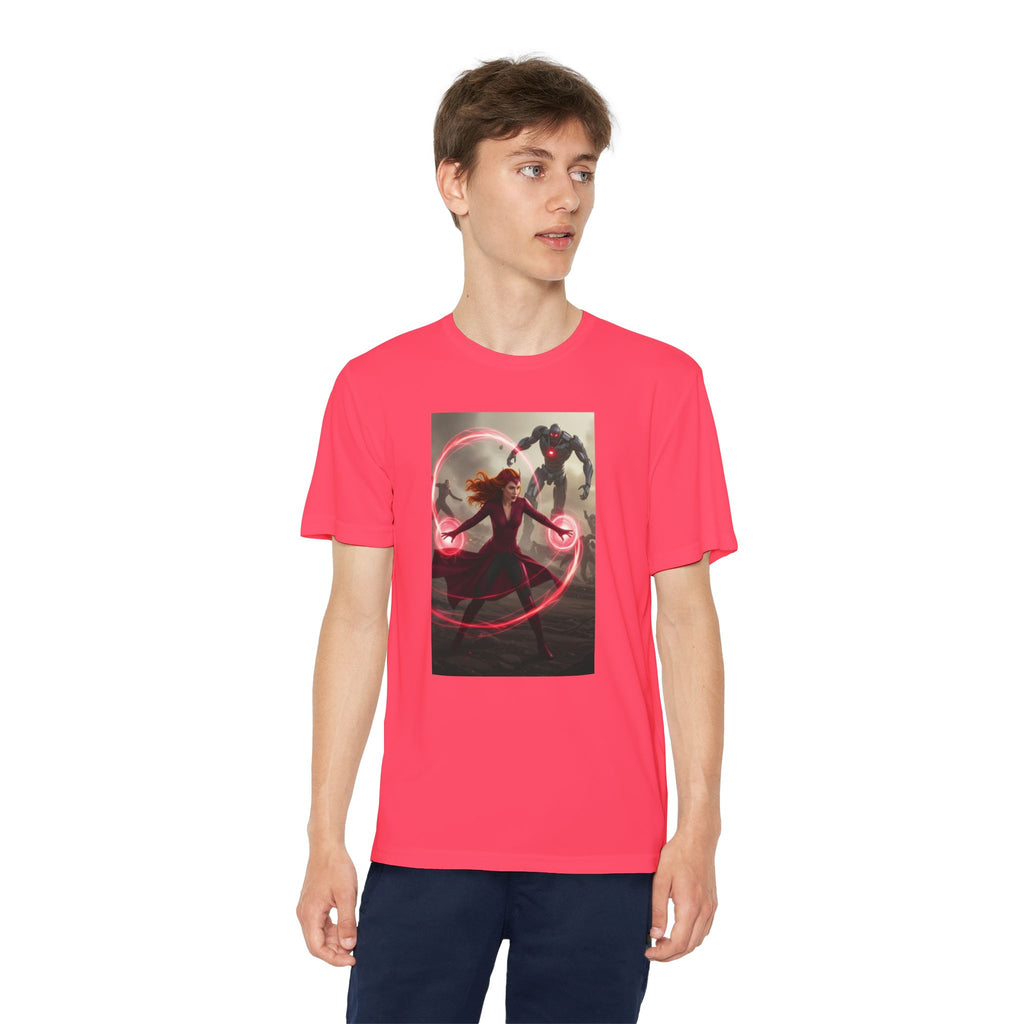 Superhero Youth T-Shirt Sports Graphic Tee, Cool Athletic Shirt for Kids