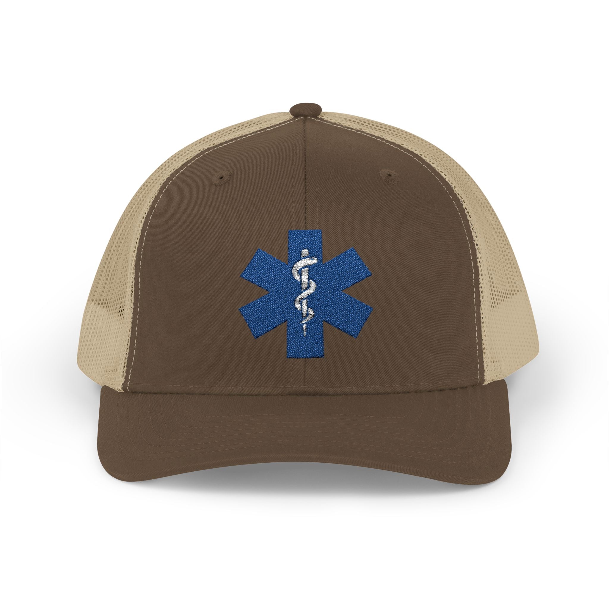 Paramedic Snapback Trucker Cap with Thin Red Line Design, Ideal for First Responders, Supportive Gifts, Memorials, Everyday Wear