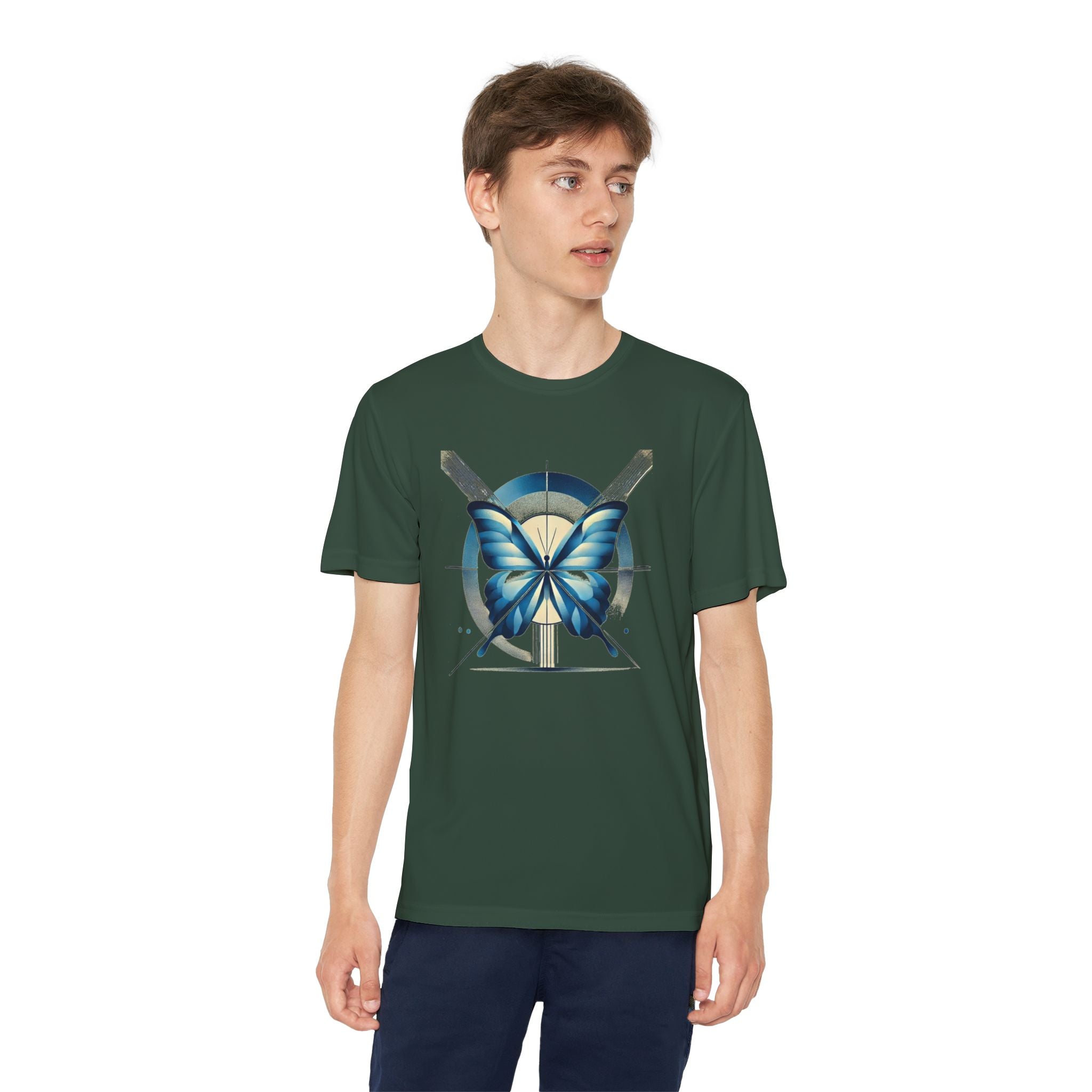 Butterffy Youth T-Shirt Sports Graphic Tee, Cool Athletic Shirt for Kids, Perfect for Sports Events, Team Spirit