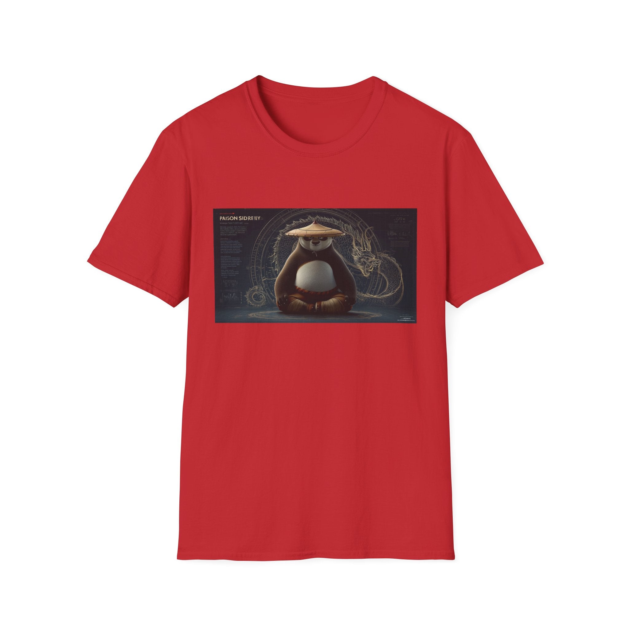 Kung Fu Panda Unisex Softstyle T-Shirt, DreamWorks Animation Youth Competitor Tee, Graphic Tee, Movie Fan Gift, Cult Classic Shirt, Comfy