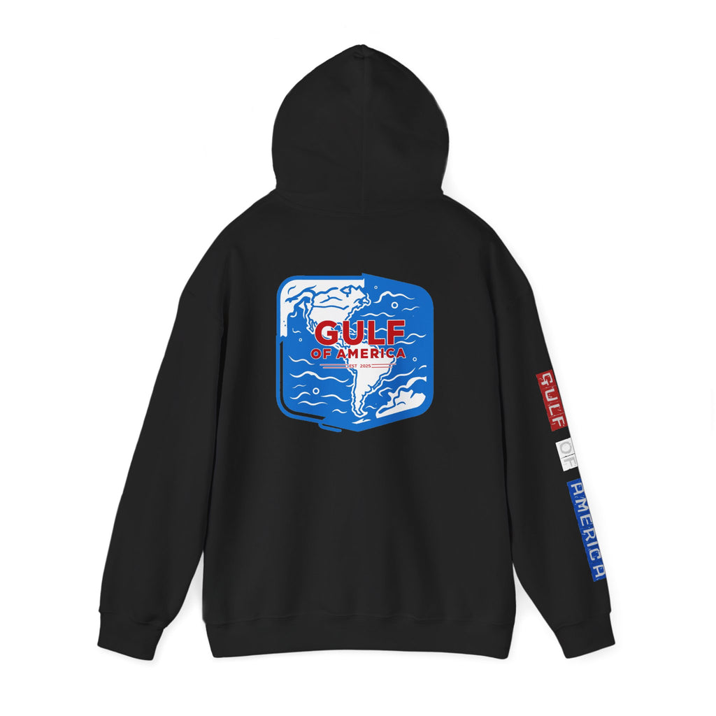 Gulf Of America Patriotic Hoodie, USA Patriotism Sweatshirt, American Flag Pullover, Independence Day Apparel, Fourth of July Gift