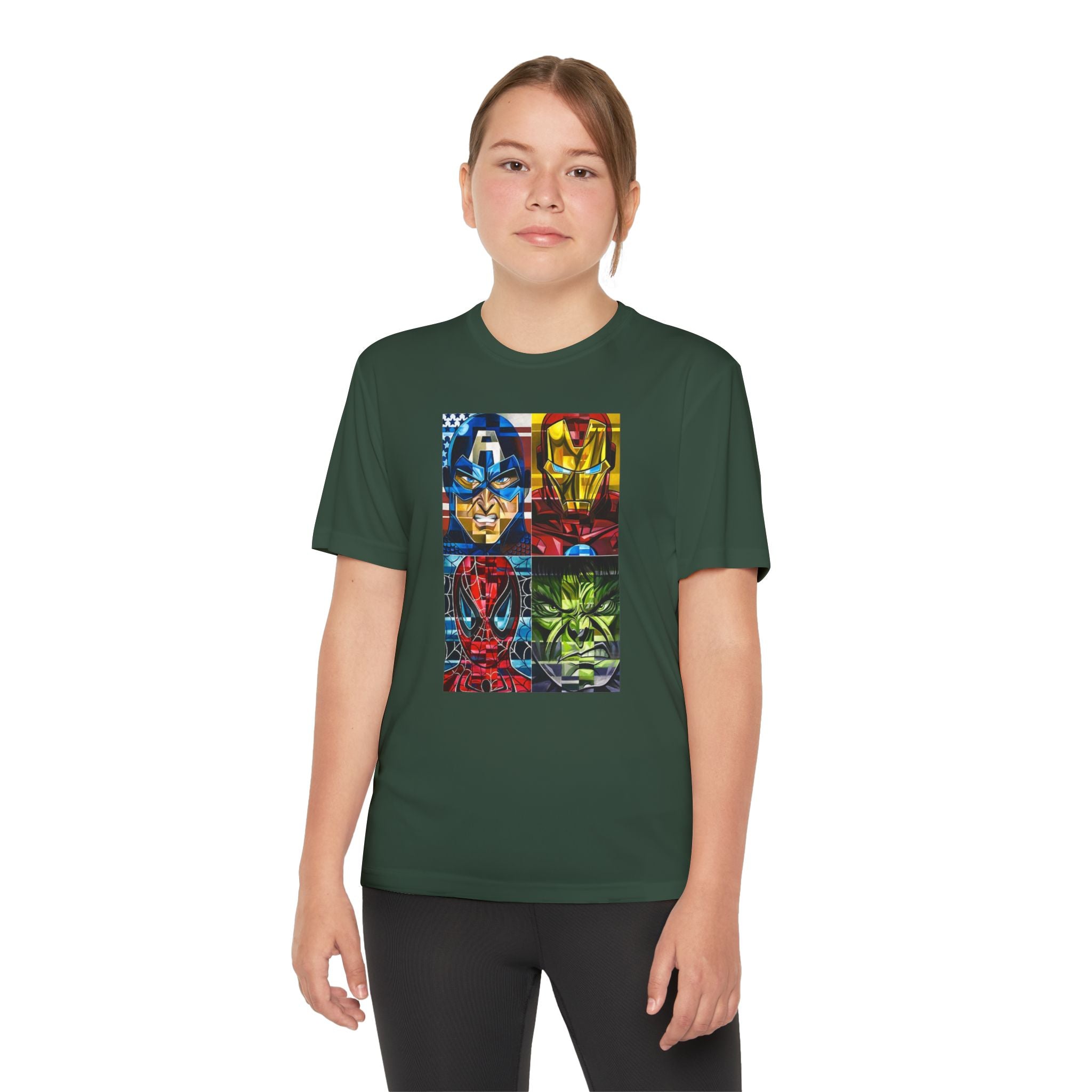 Advengers Youth T-Shirt Sports Graphic Tee, Cool Athletic Shirt for Kids, Perfect for Sports Events, Team Spirit